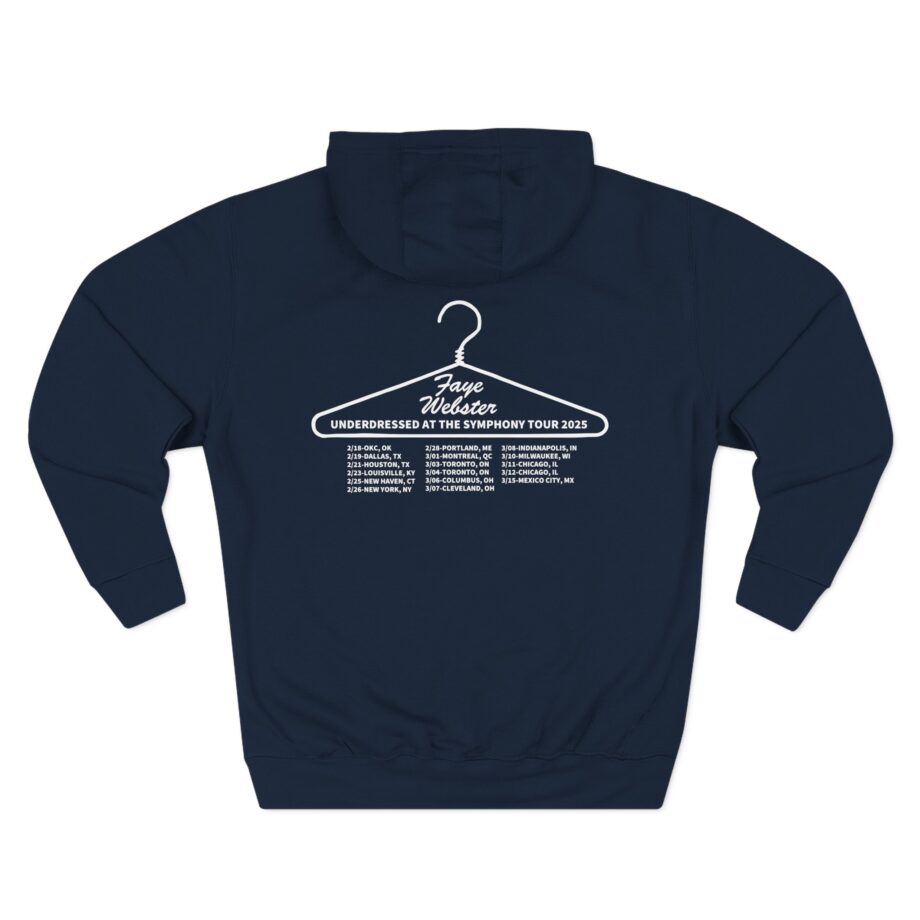 Faye Webster Underdressed at the Symphony 2025 Tour Three-Panel Fleece Hoodie