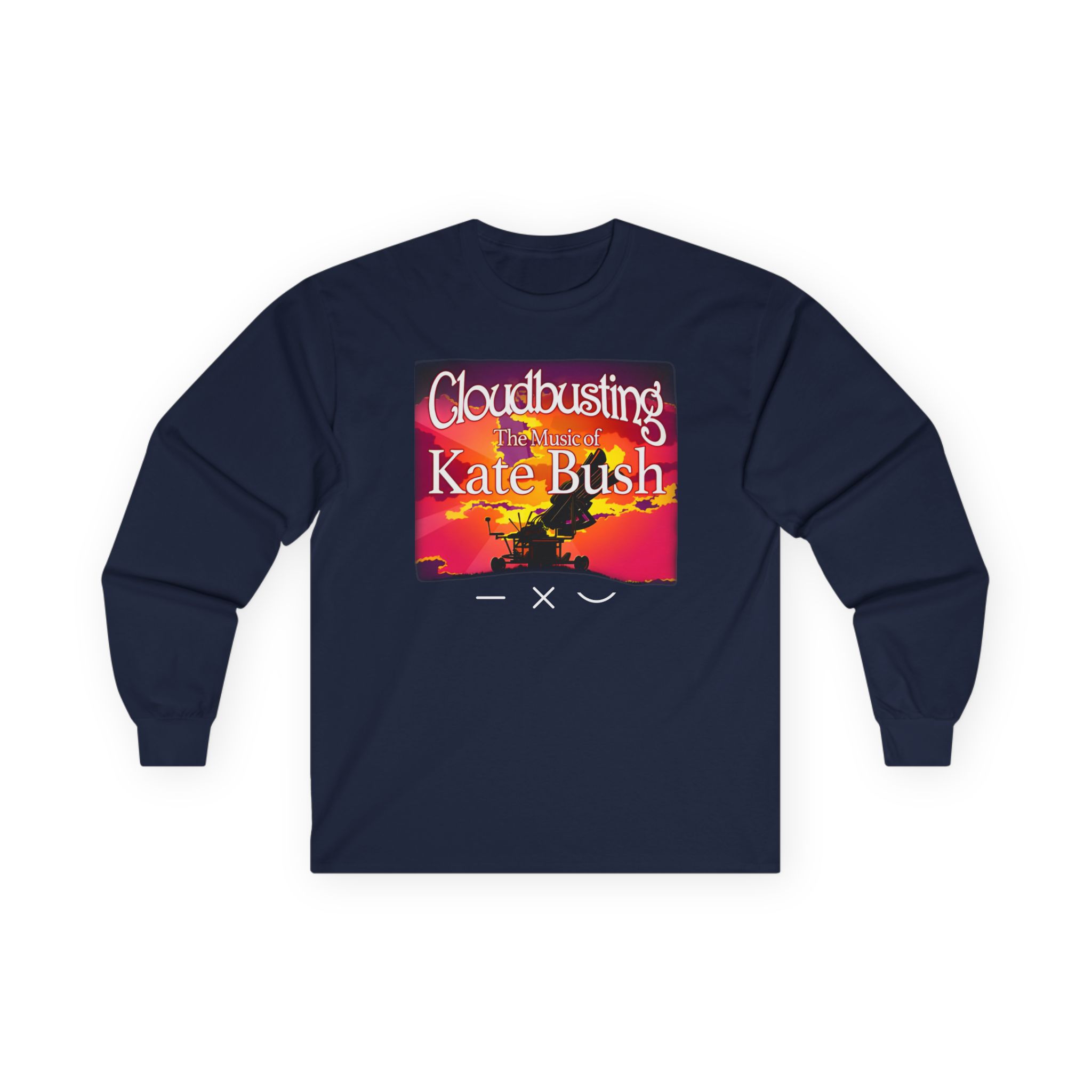 Kate Bush Line Cross Curve Unisex Ultra Cotton Long Sleeve Tee