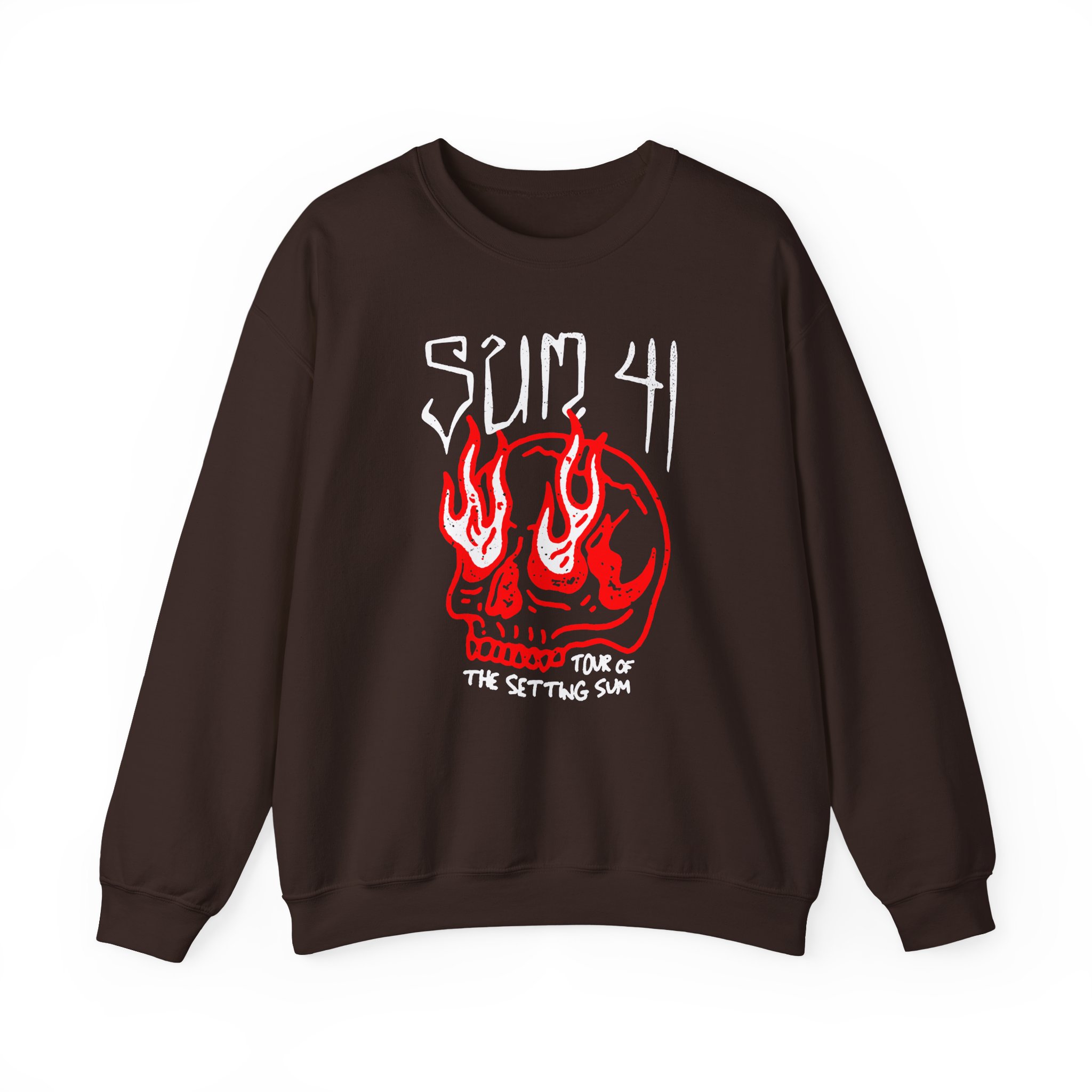 Sum 41 Skull Sketch Tour Unisex Heavy Blendâ„¢ Crewneck Sweatshirt