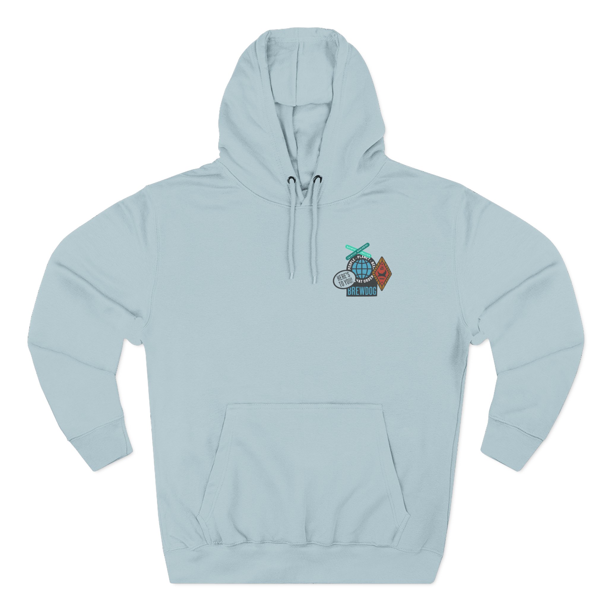 Brewdog Punk Sticker Three-Panel Fleece Hoodie