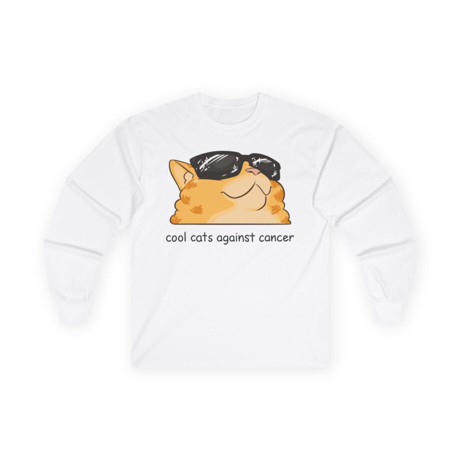 Lilsimsie cool cats against cancer Unisex Ultra Cotton Long Sleeve Tee