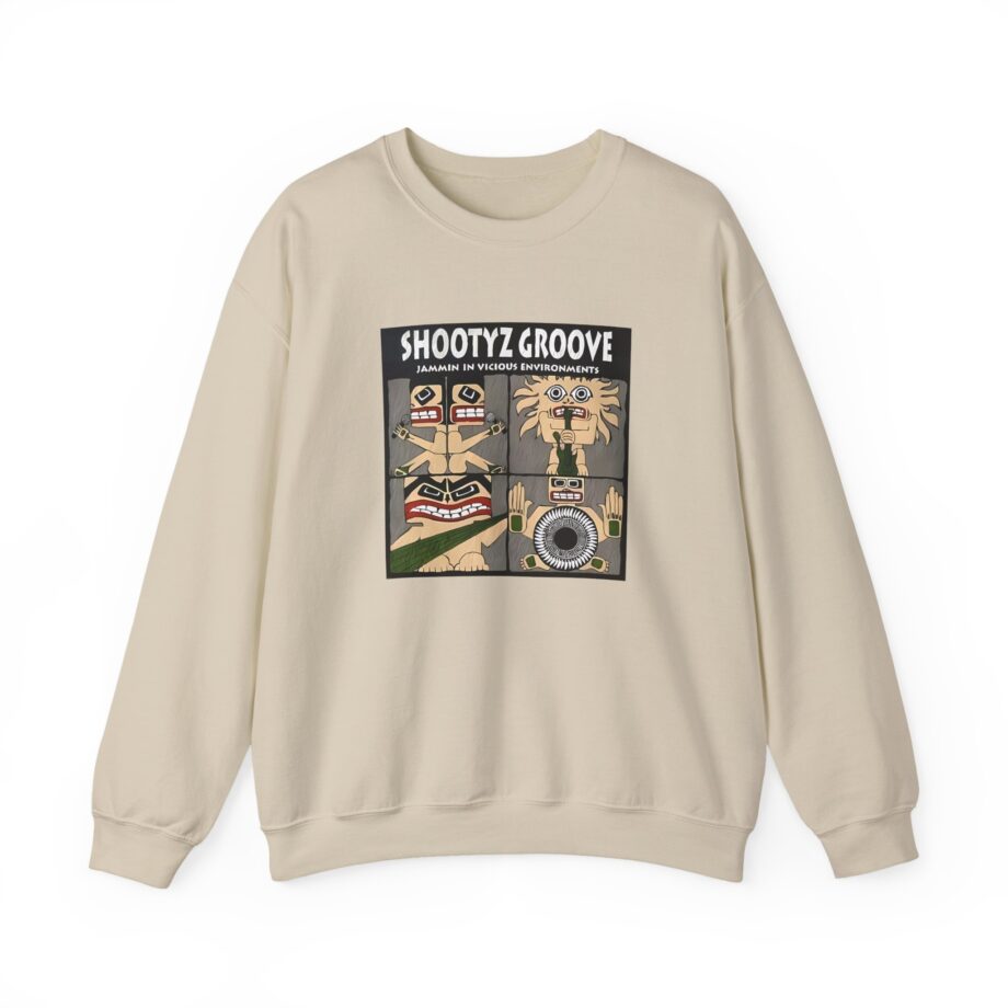 Shootyz Groove Jammin in Vicious Environments Album Cover Unisex Heavy Blend™ Crewneck Sweatshirt