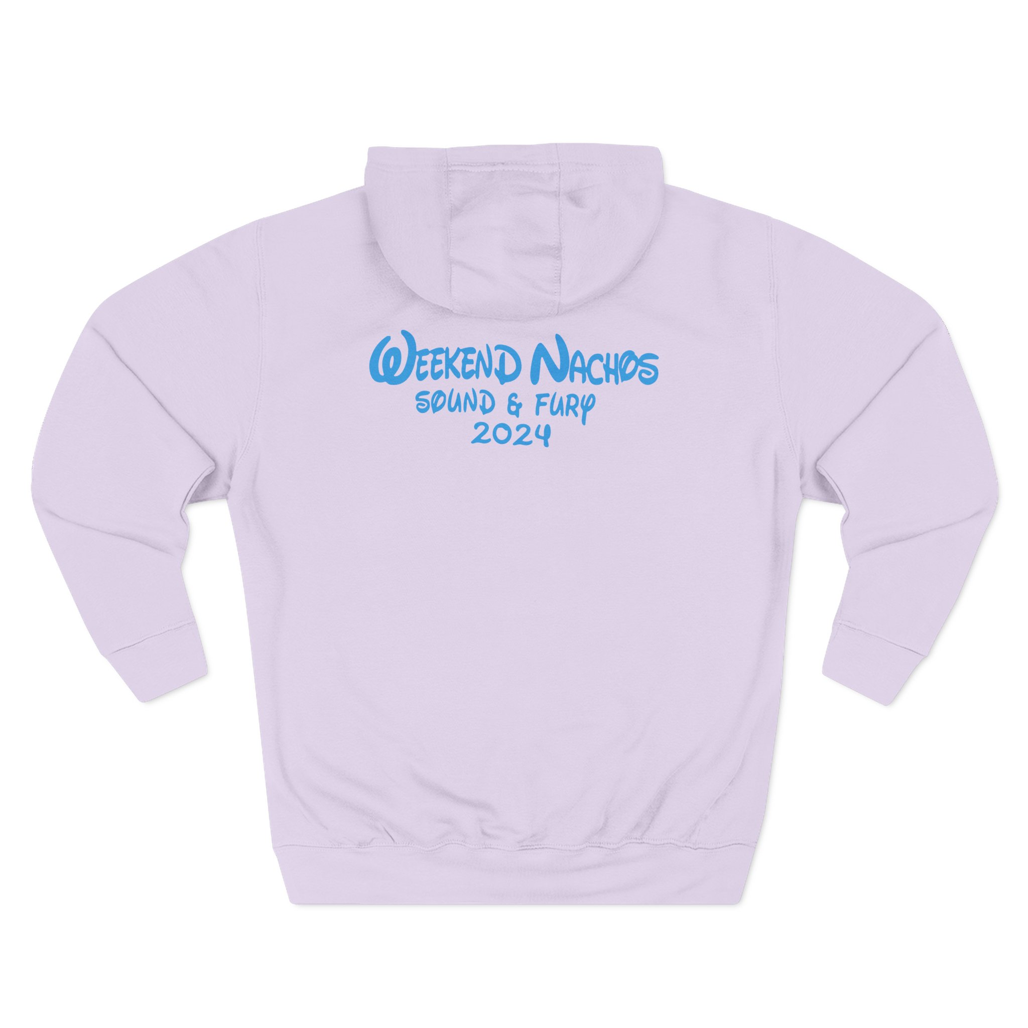 Weekend Nachos Sound and Fury Three-Panel Fleece Hoodie