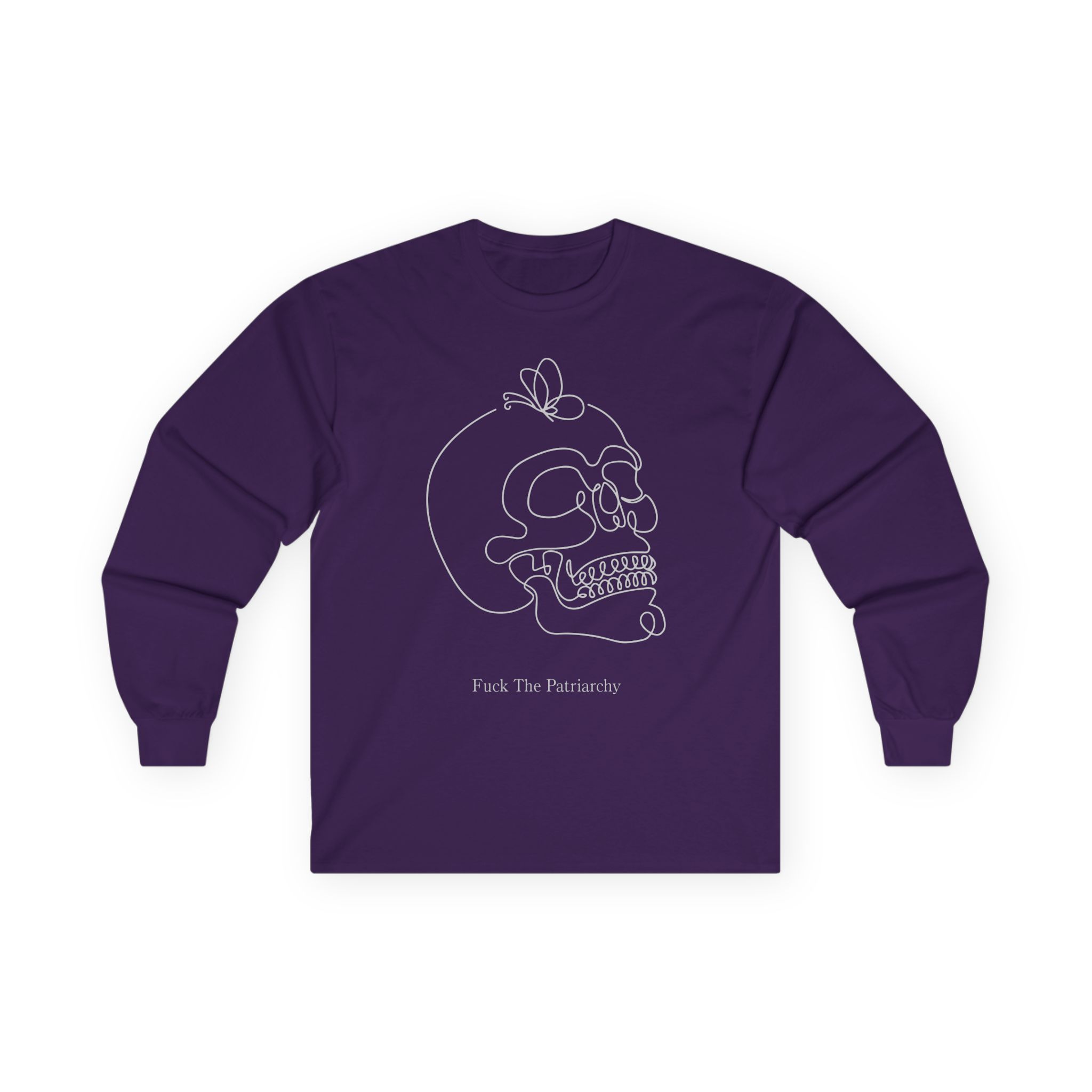 Qtcinderella Fuck the Patriarchy Unisex Ultra Cotton Long Sleeve Tee