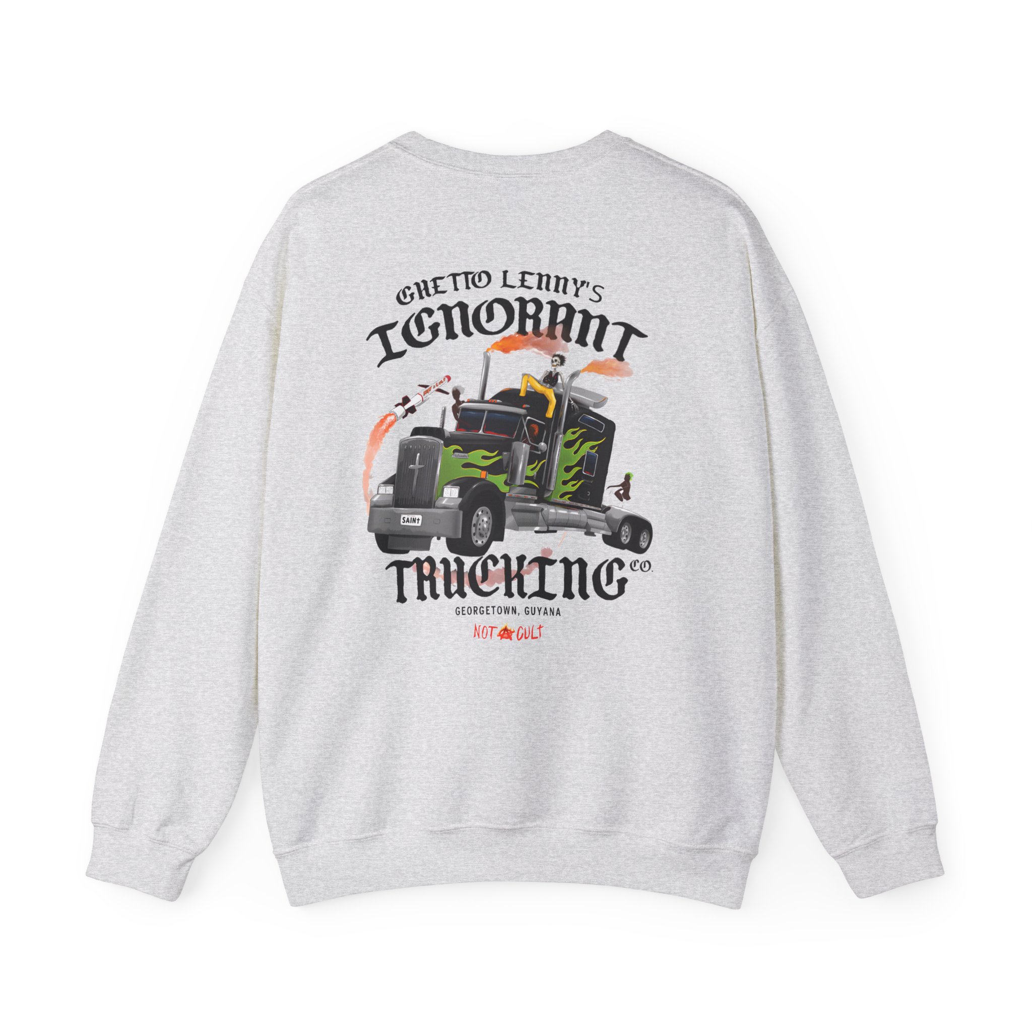 Saint Jhn Ghetto Lenny's Trucking Co. Unisex Heavy Blendâ„¢ Crewneck Sweatshirt