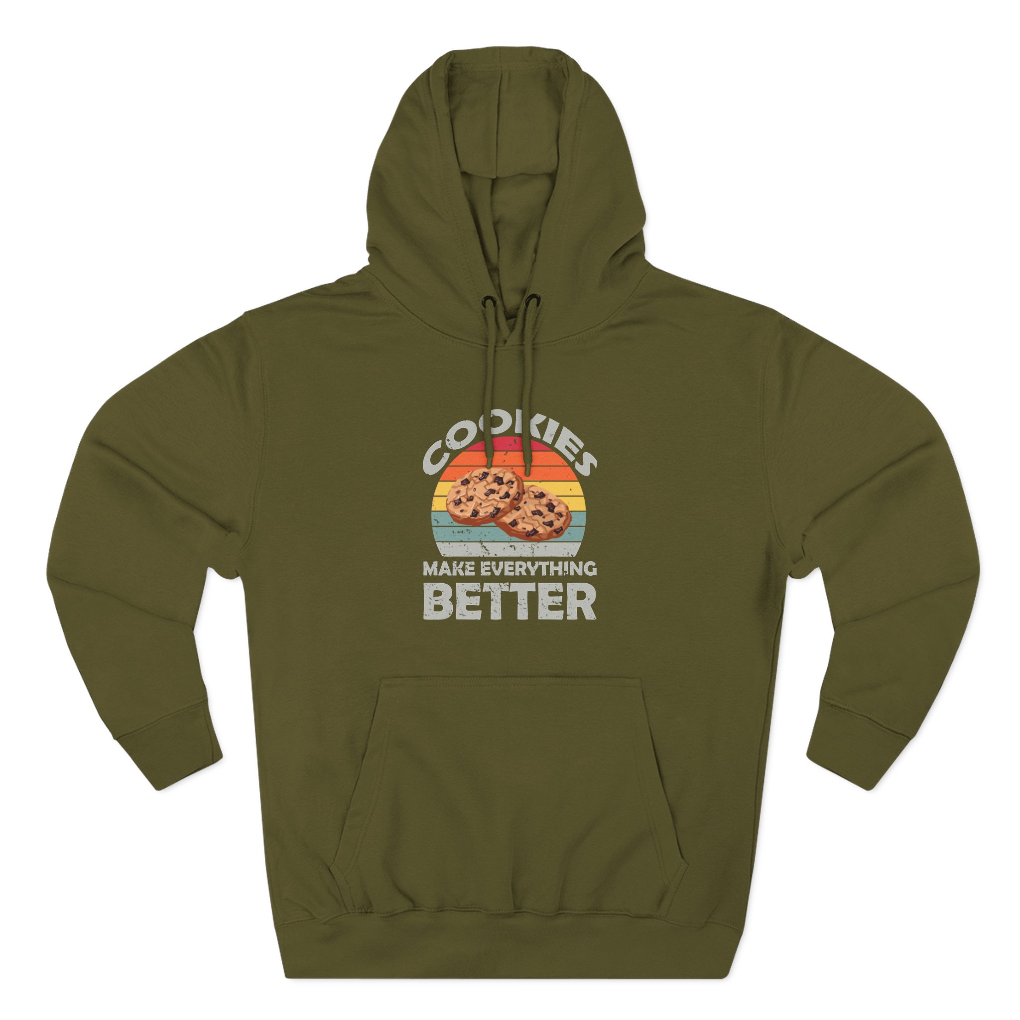 Cookieswirlc Make Everything Better Three-Panel Fleece Hoodie