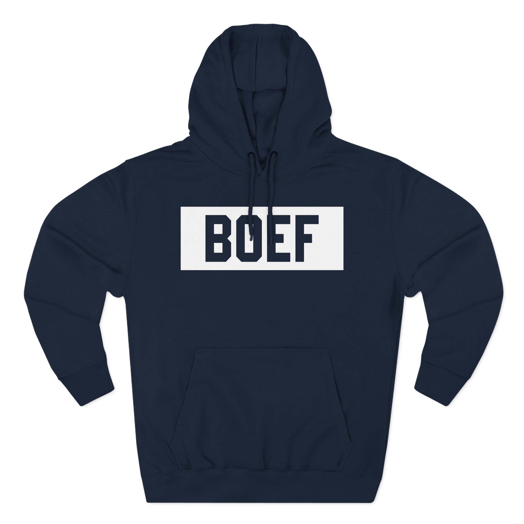 Boef Three-Panel Fleece Hoodie