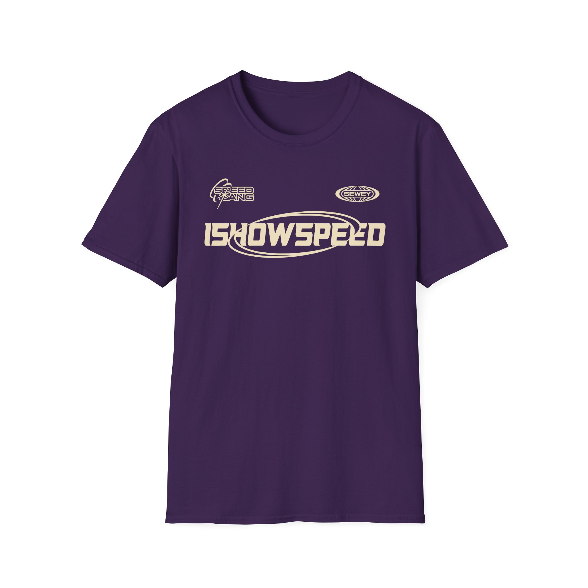 Ishowspeed Racing Royal Unisex Softstyle T-Shirt