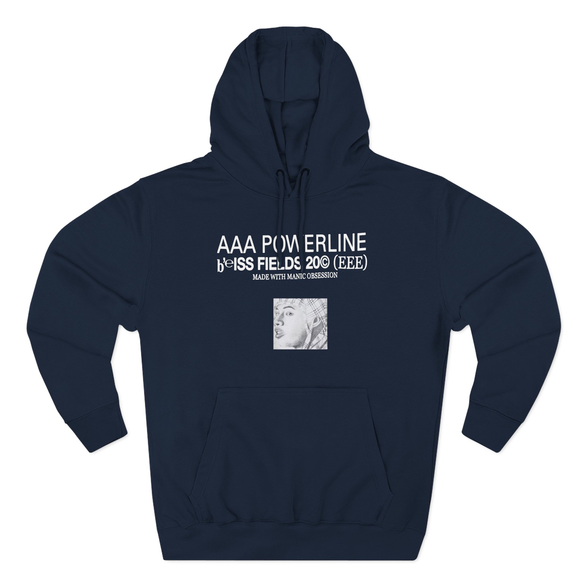 Ecco2k Bliss Fields Three-Panel Fleece Hoodie