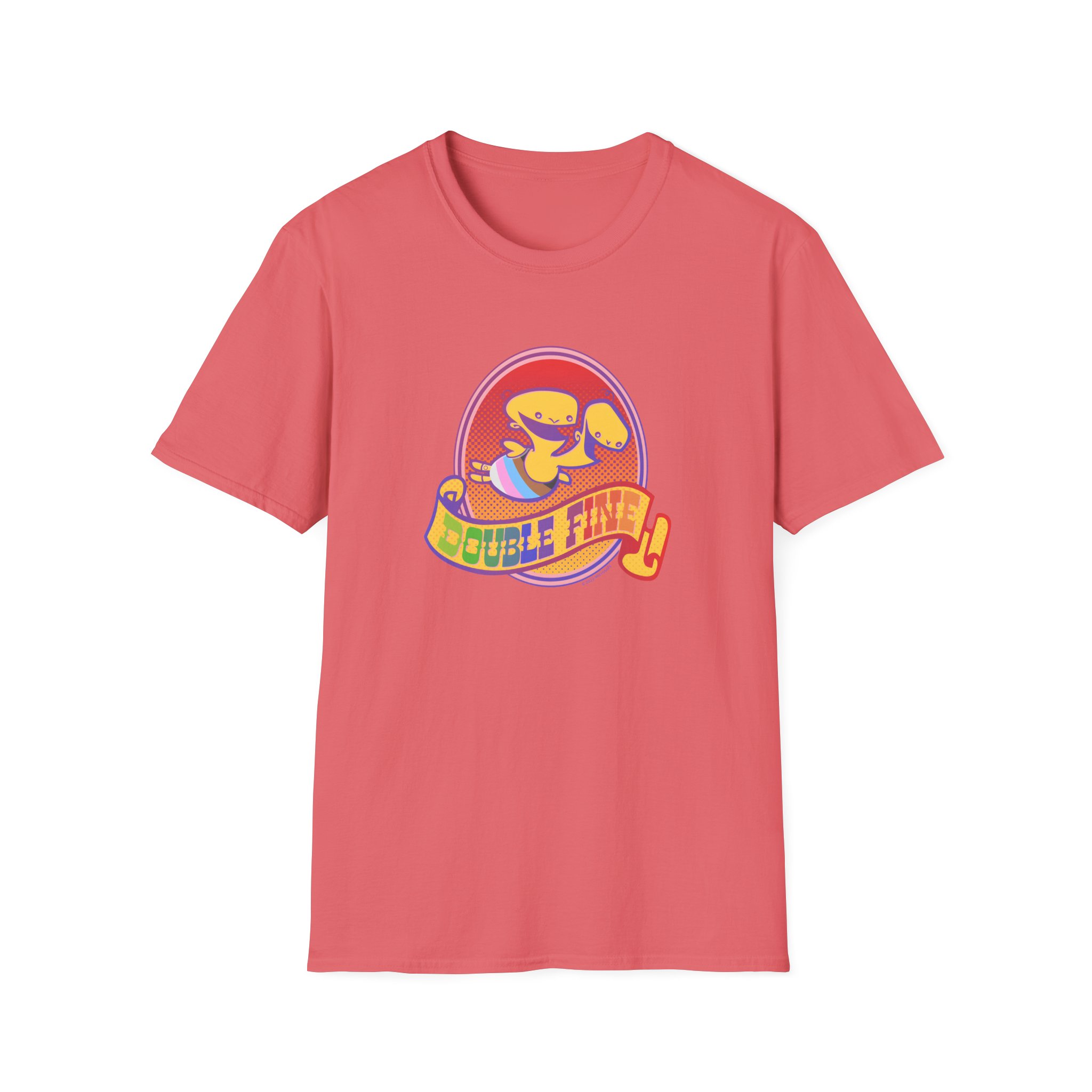 Double Fine Pride Unisex Softstyle T-Shirt