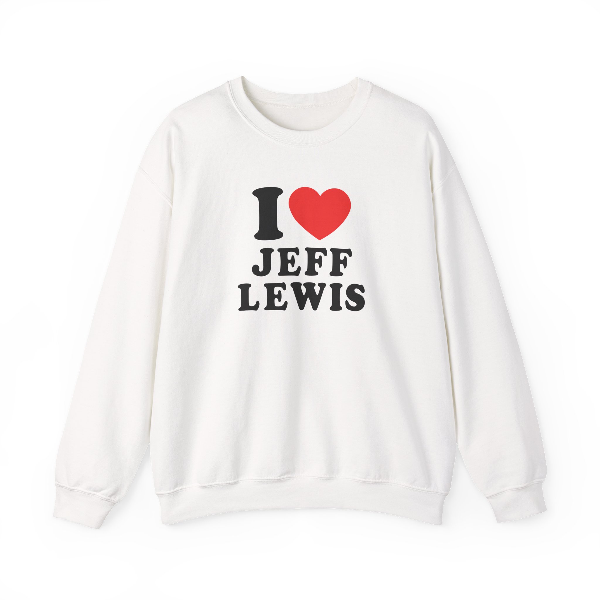 Jeff Lewis I Love Unisex Heavy Blendâ„¢ Crewneck Sweatshirt
