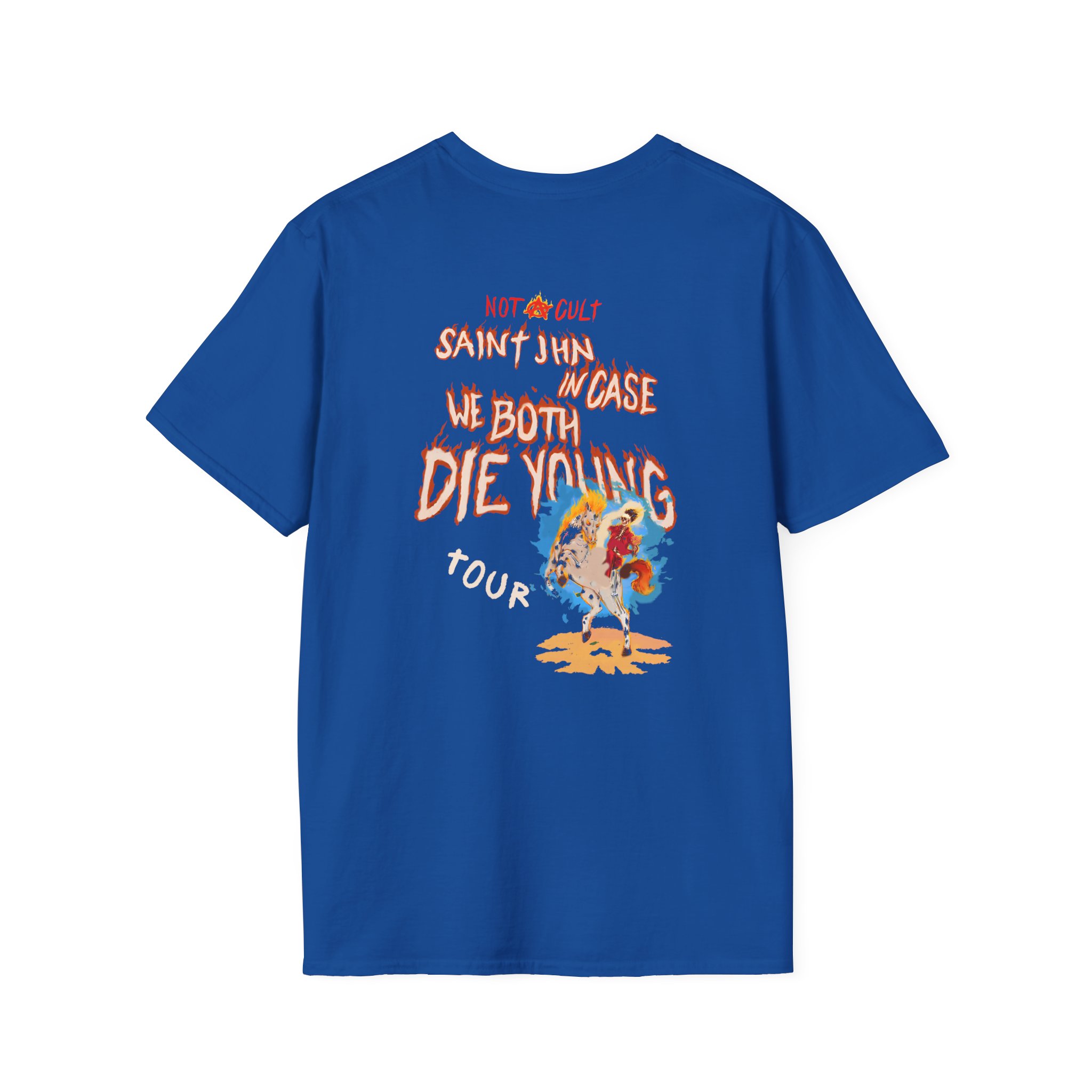 Saint Jhn Incase We Both Die Young World Tour Unisex Softstyle T-Shirt