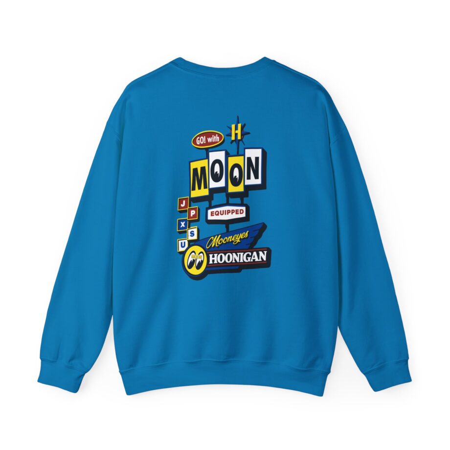 Ken Block Hoonigan X Mooneyes Moonmotel Unisex Heavy Blend™ Crewneck Sweatshirt