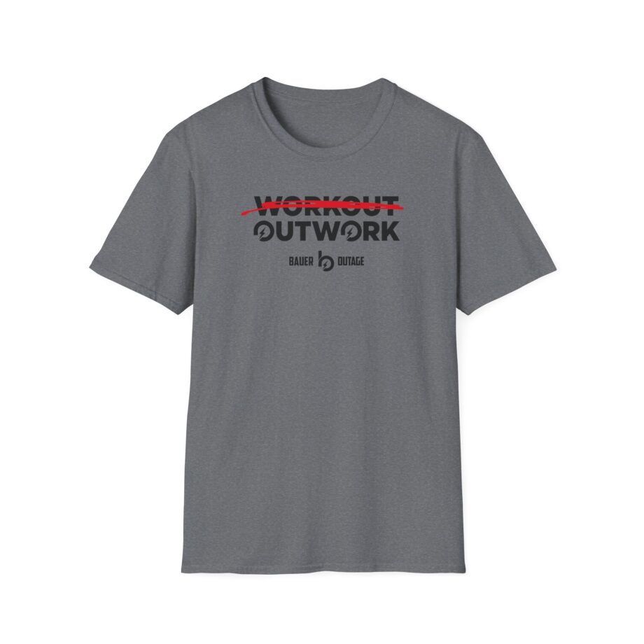 Trevor Bauer Outwork Workout Unisex Softstyle T-Shirt