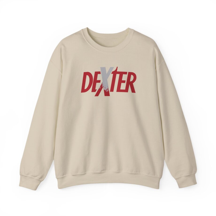 Dexter Spatter Logo Unisex Heavy Blend™ Crewneck Sweatshirt