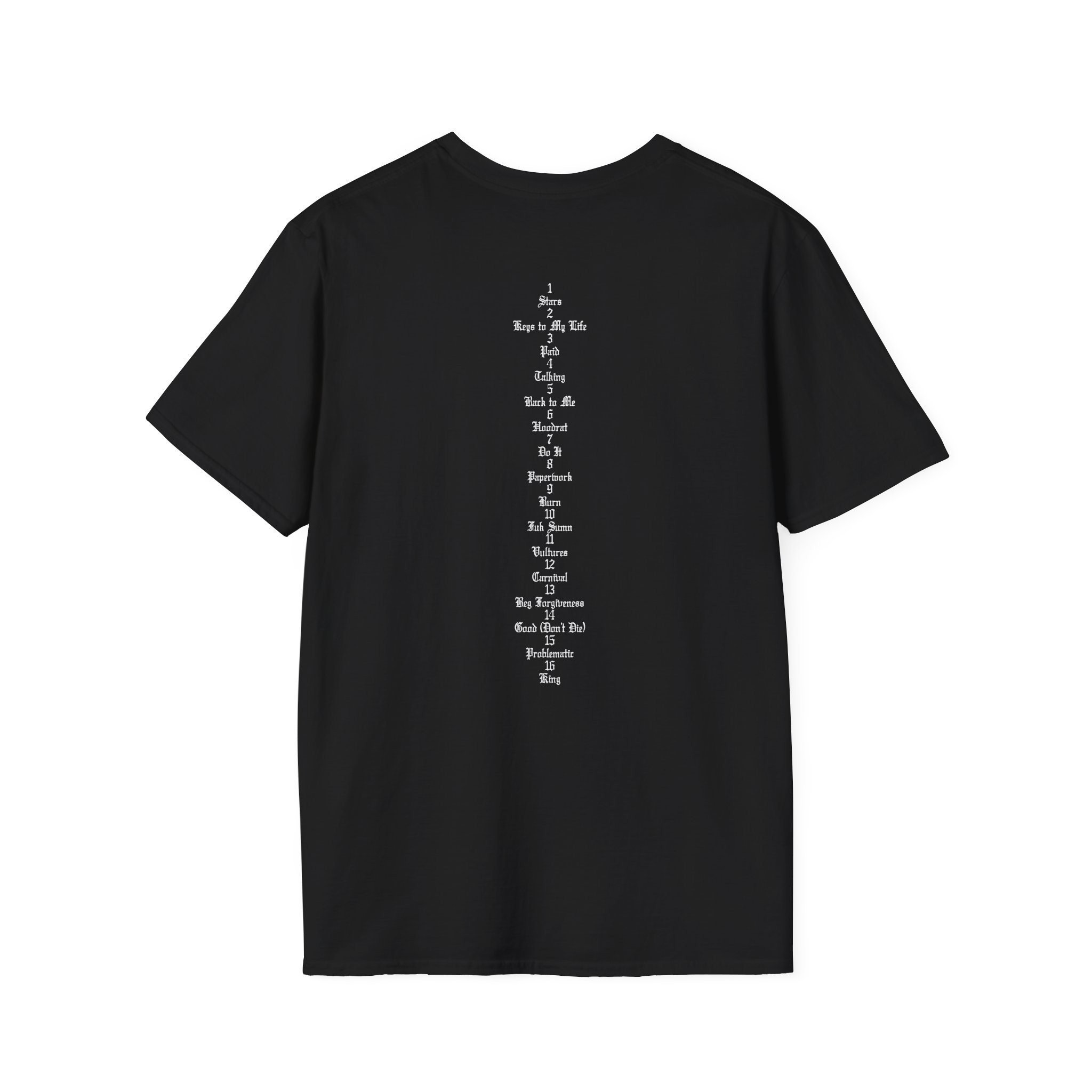 Vultures Volume 1 Tracklist and Ty Dolla Sign Unisex Softstyle T-Shirt