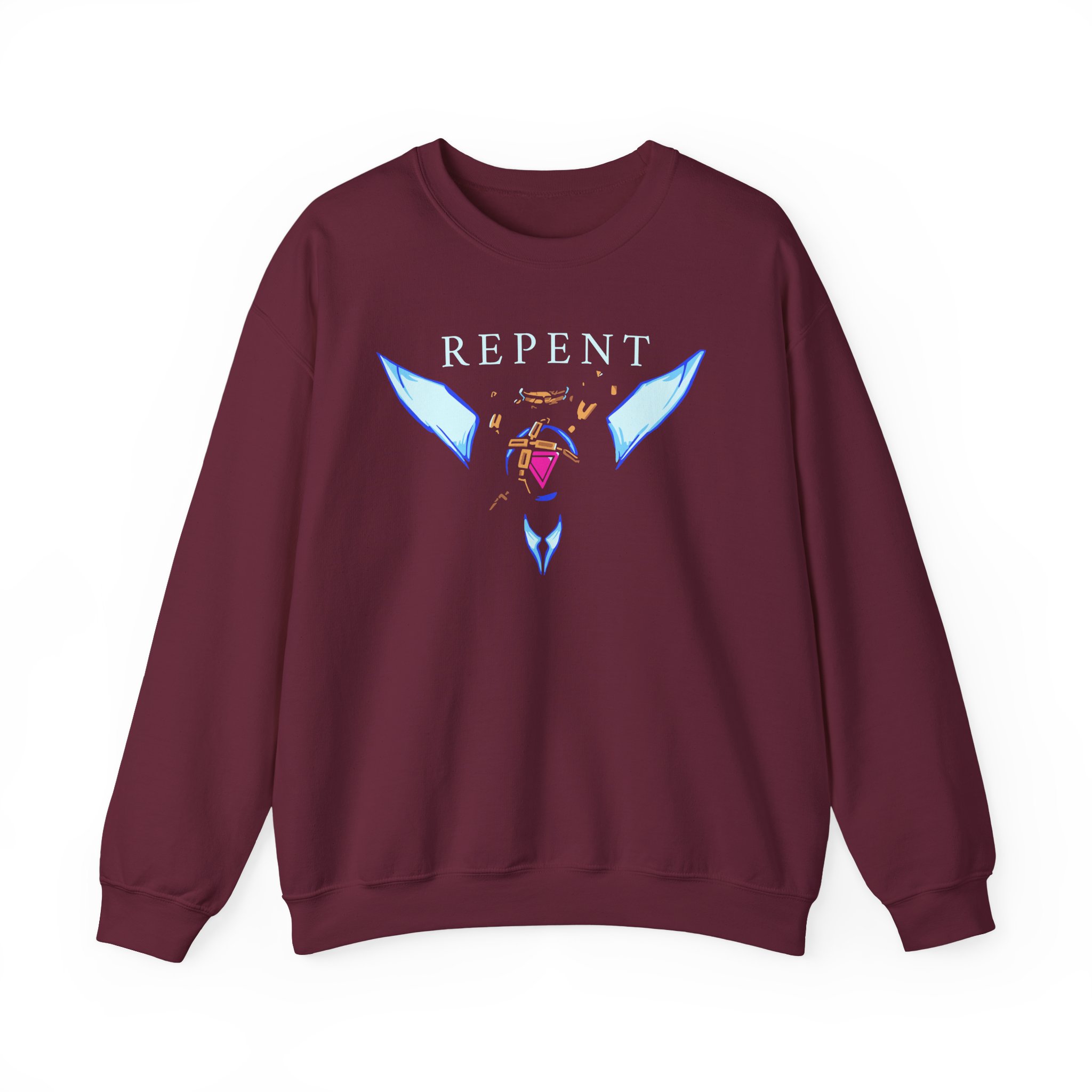 Ultrakill Repent Unisex Heavy Blendâ„¢ Crewneck Sweatshirt