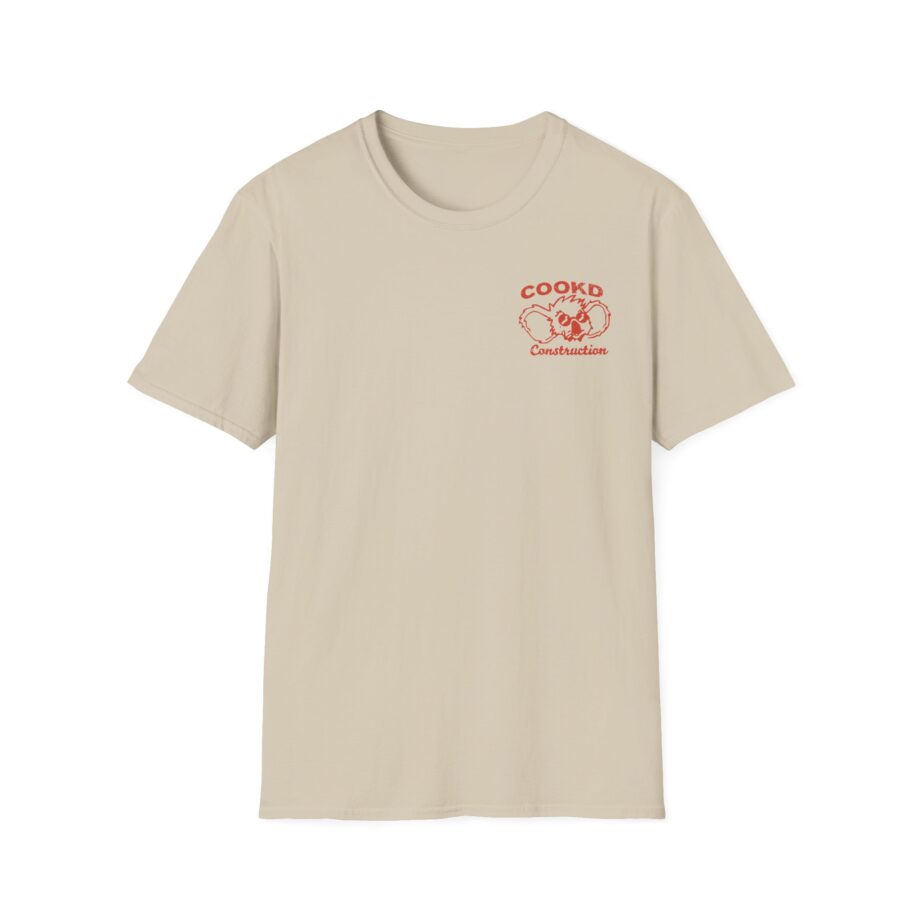 Cookd Construction Koala Unisex Softstyle T-Shirt