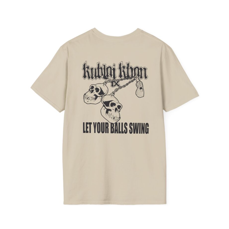 Kublai Khan - Let the Balls Swing Natural Unisex Softstyle T-Shirt