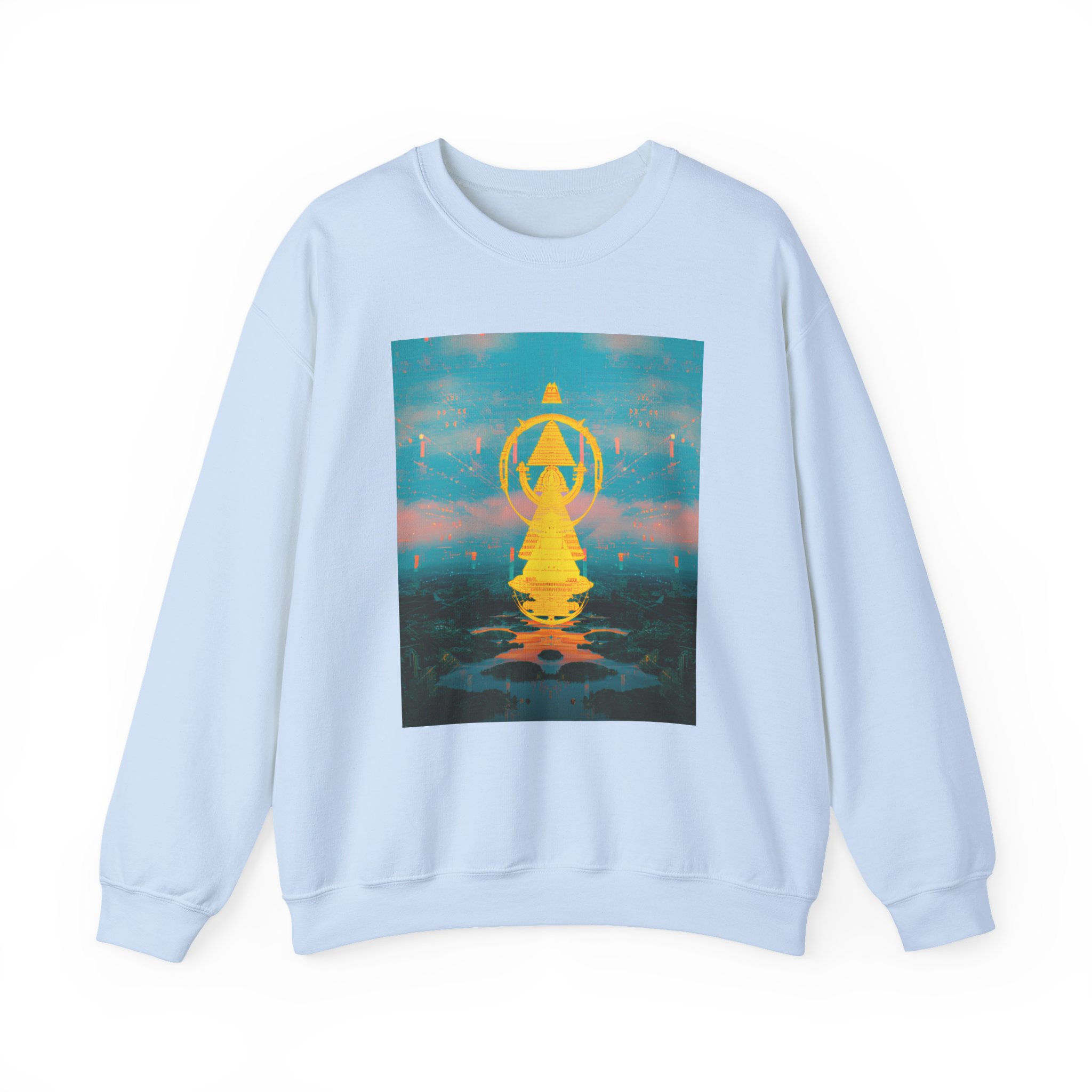Pretty Lights Admat Unisex Heavy Blendâ„¢ Crewneck Sweatshirt