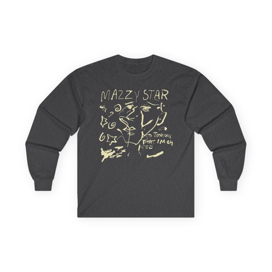 Binchtopia Max Wearing Mazzy Star 90s Unisex Ultra Cotton Long Sleeve Tee