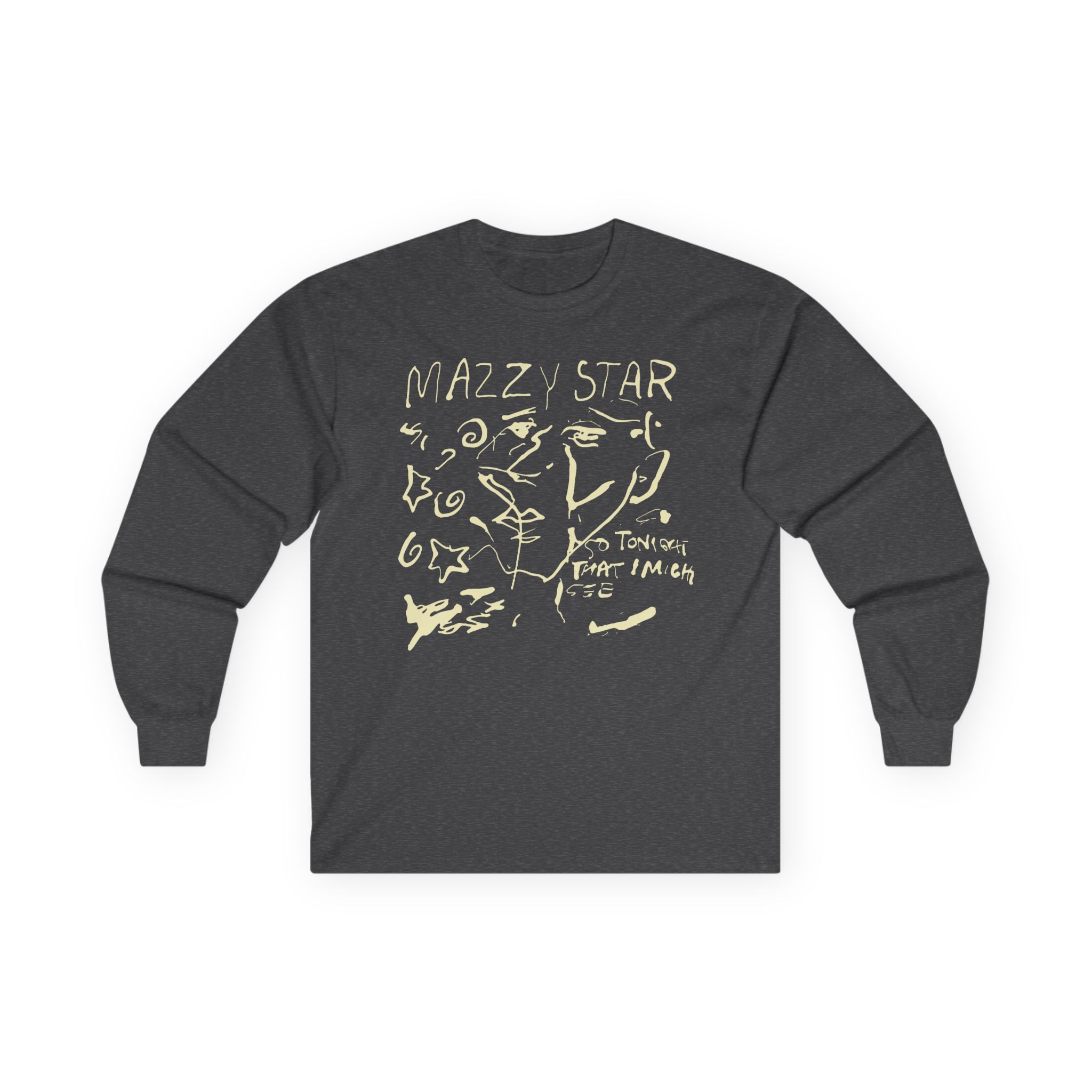 Binchtopia Max Wearing Mazzy Star 90s Unisex Ultra Cotton Long Sleeve Tee