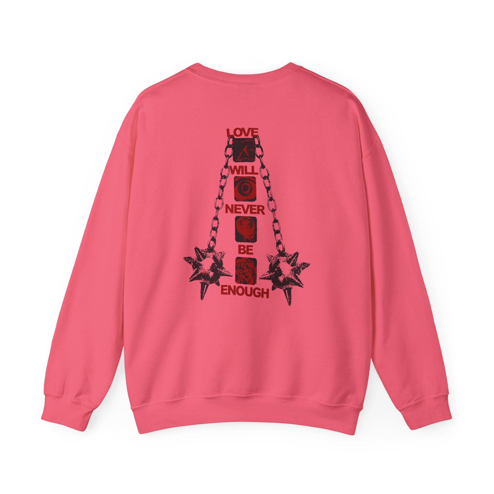 Kublai Khan - Never Enough Sportsgrey Unisex Heavy Blendâ„¢ Crewneck Sweatshirt