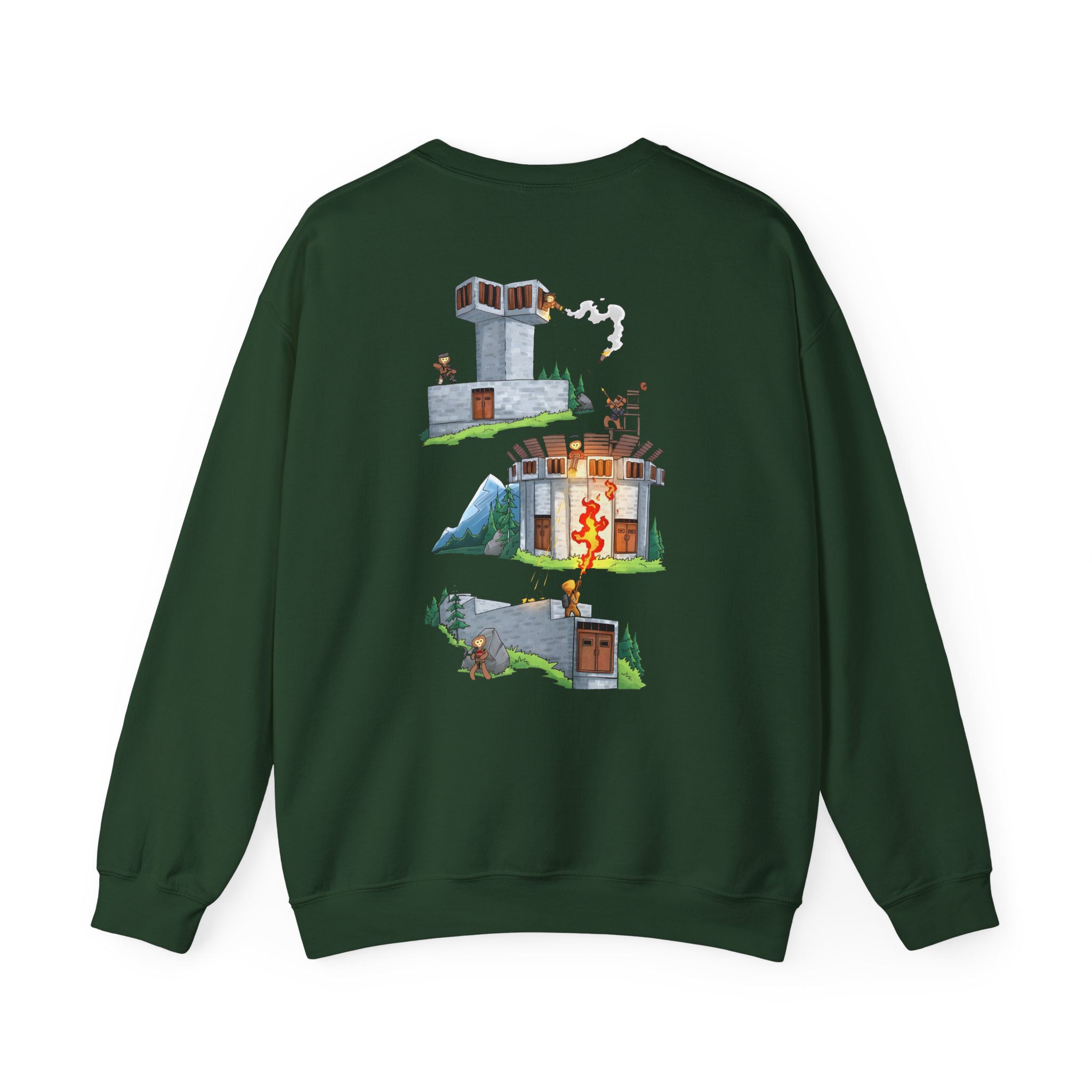 Spoonkid Battlefield Unisex Heavy Blendâ„¢ Crewneck Sweatshirt