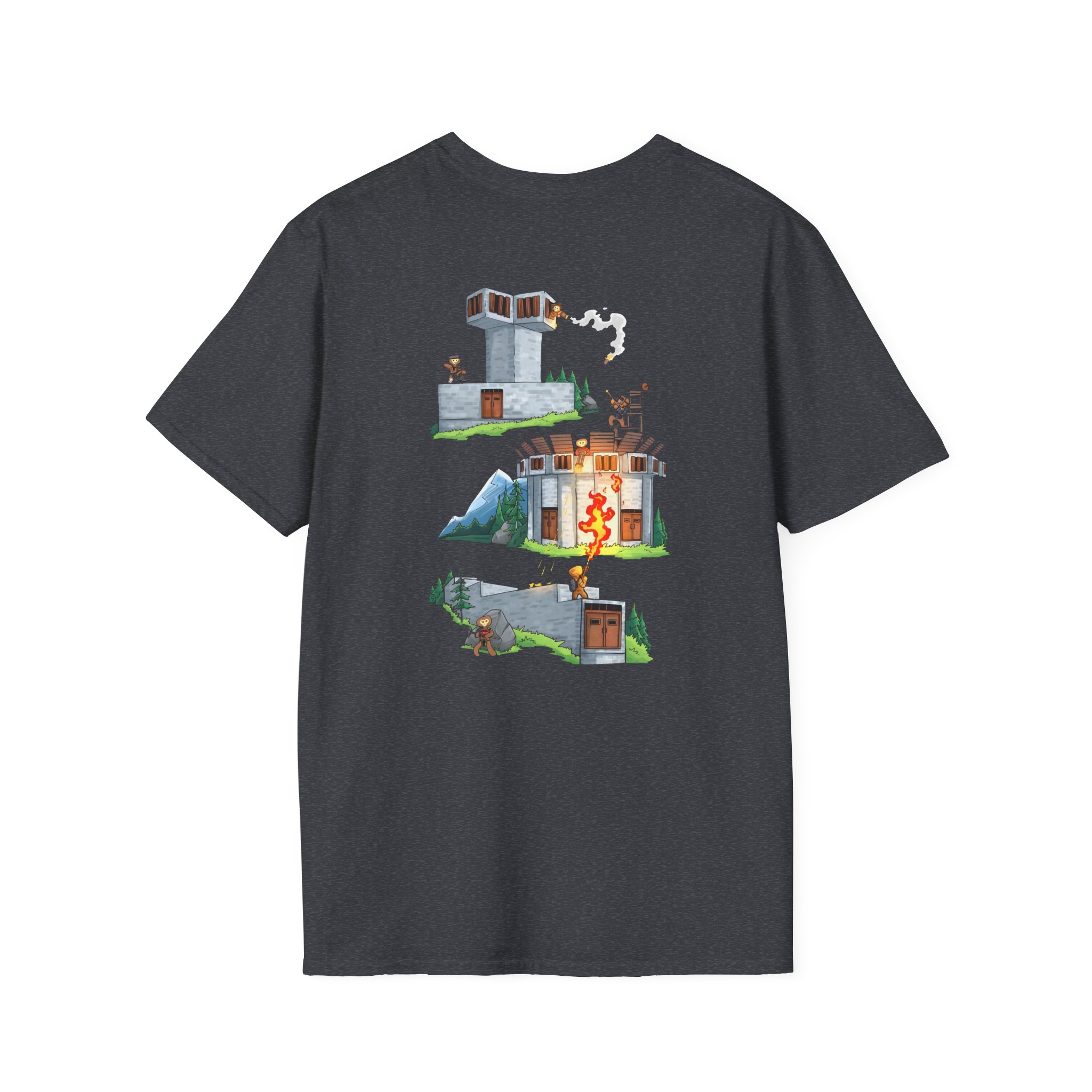 Spoonkid Battlefield Unisex Softstyle T-Shirt