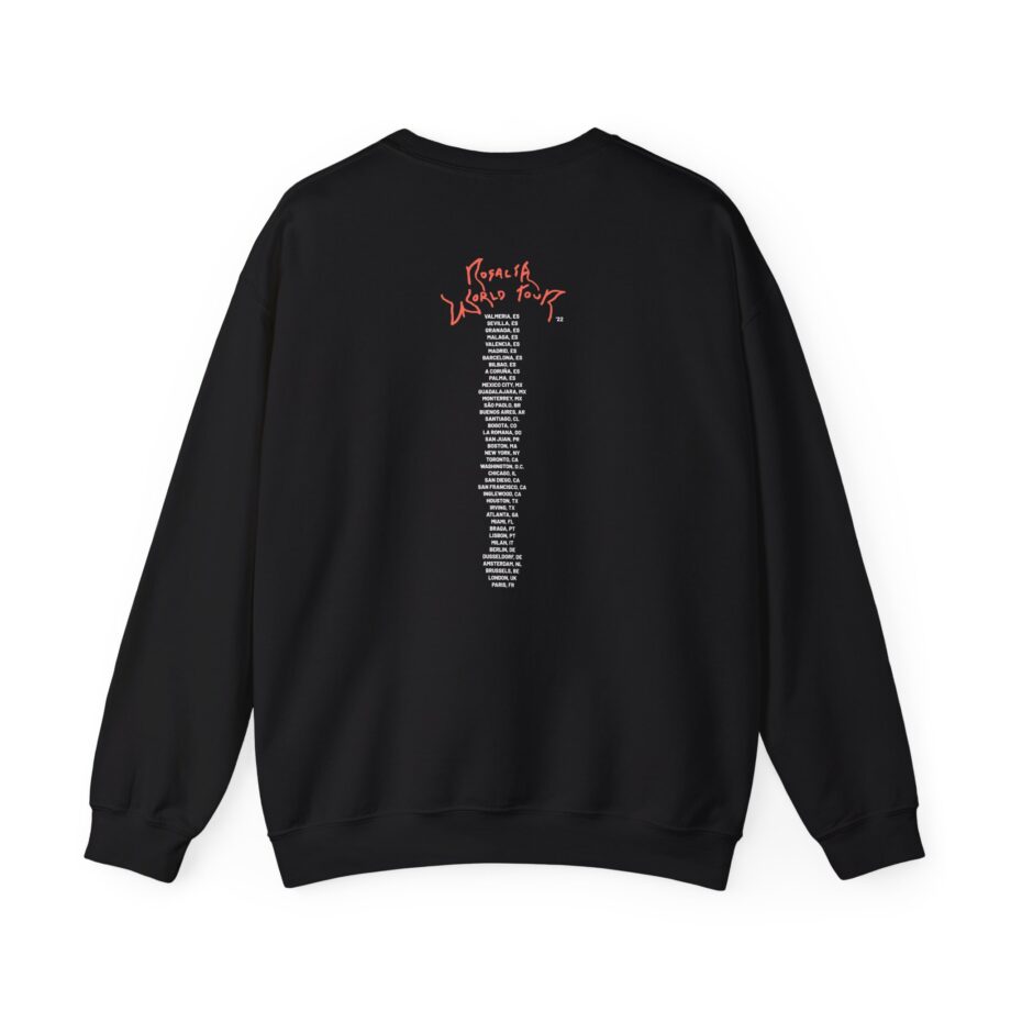 Rosalia World Tour Unisex Heavy Blend™ Crewneck Sweatshirt
