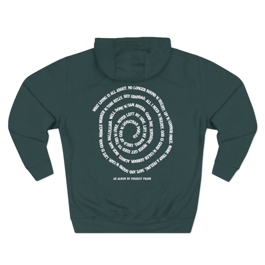 Forrest Frank Cog Spiral Three-Panel Fleece Hoodie