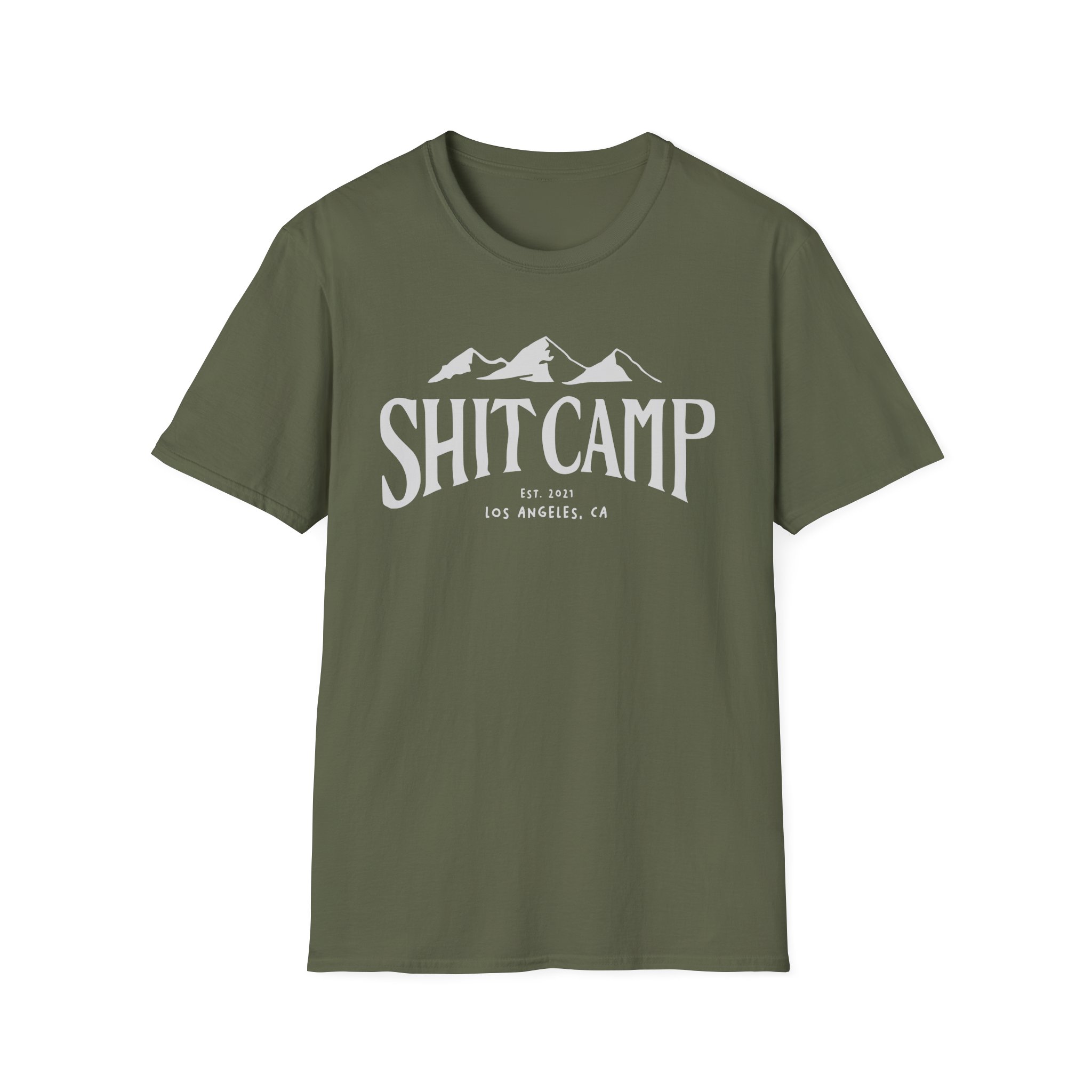Qtcinderella Shit Camp Unisex Softstyle T-Shirt