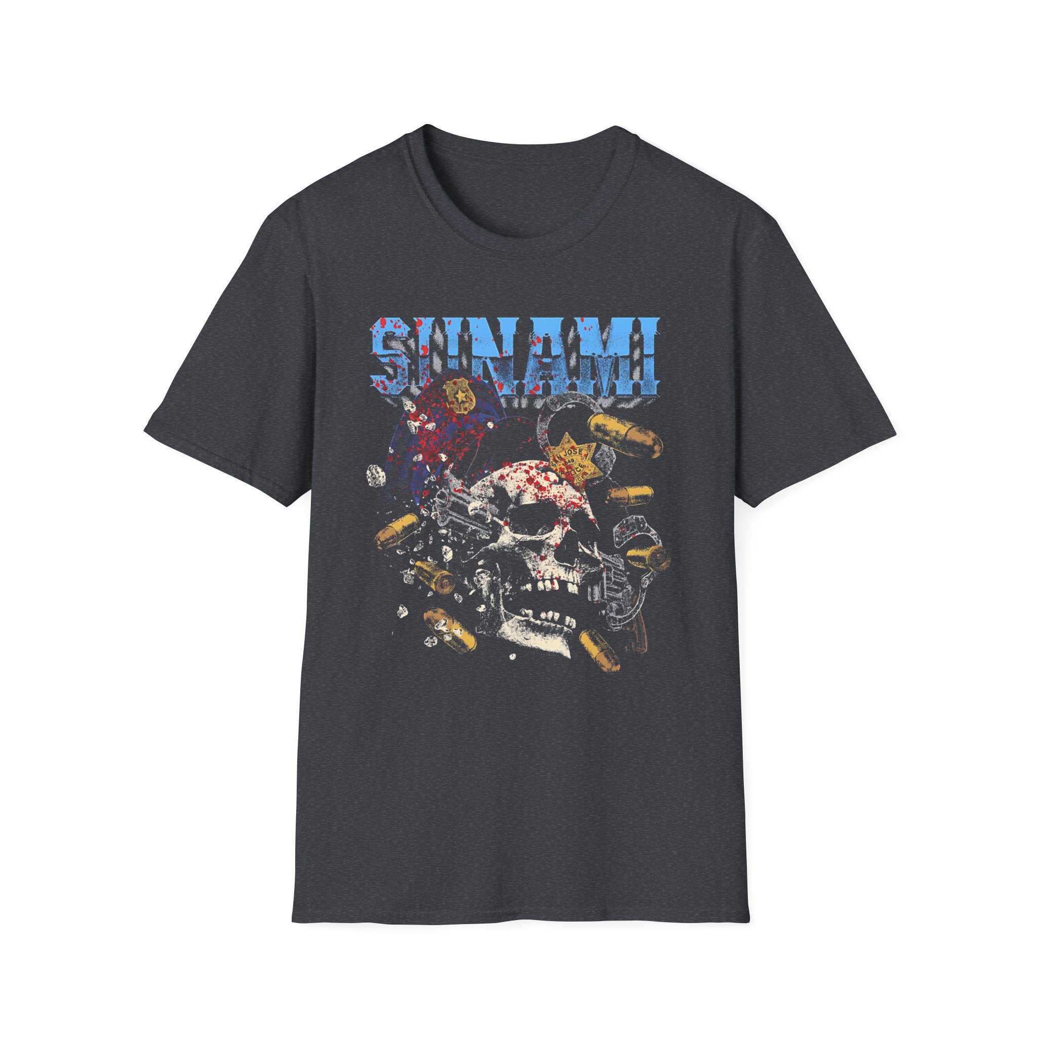 Sunami Skull Unisex Softstyle T-Shirt