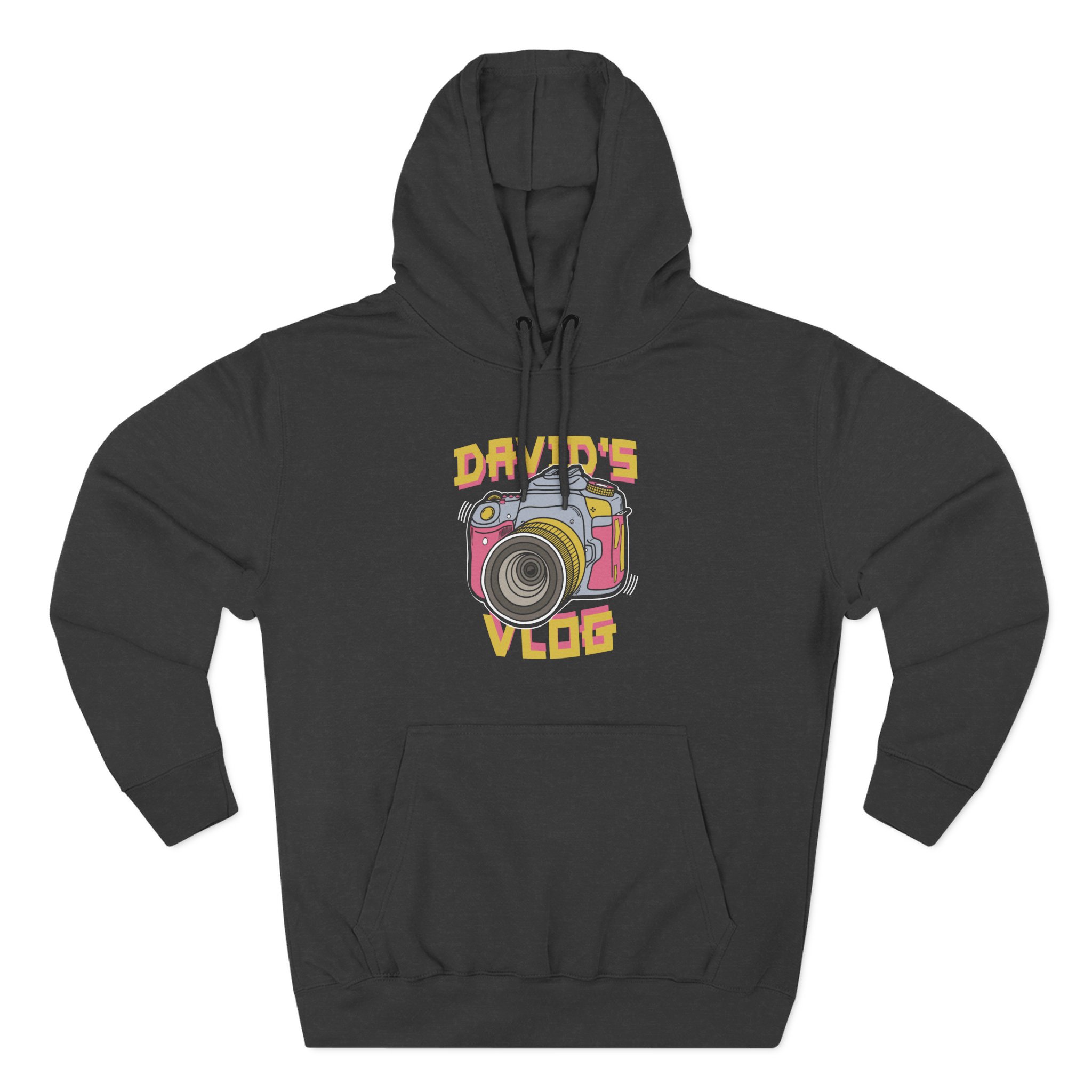David Dobrik  David's Vlog Three-Panel Fleece Hoodie