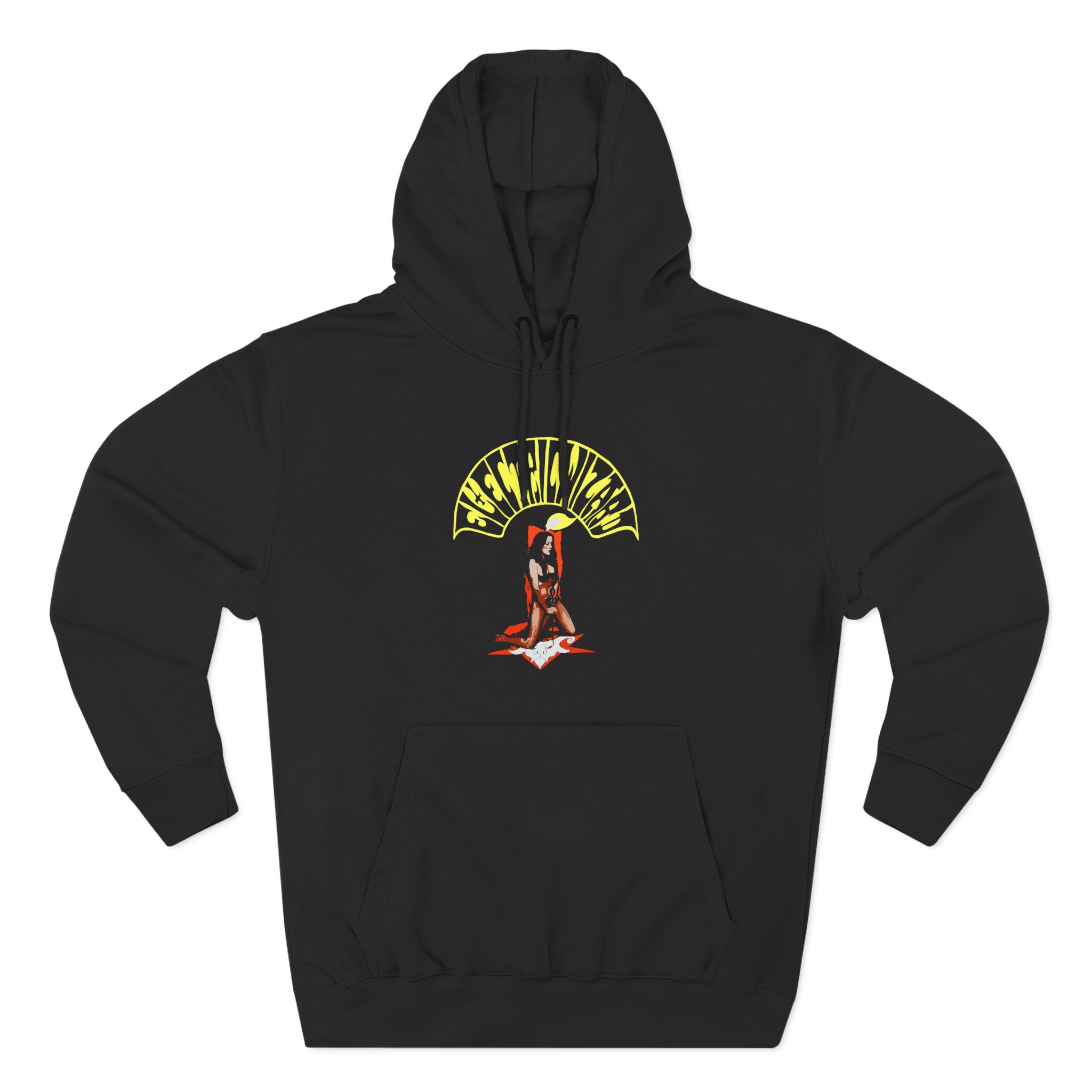 Electric Wizard Candle Three-Panel Fleece Hoodie