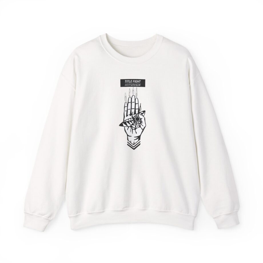 Title Fight Hyperview Hand Unisex Heavy Blend™ Crewneck Sweatshirt