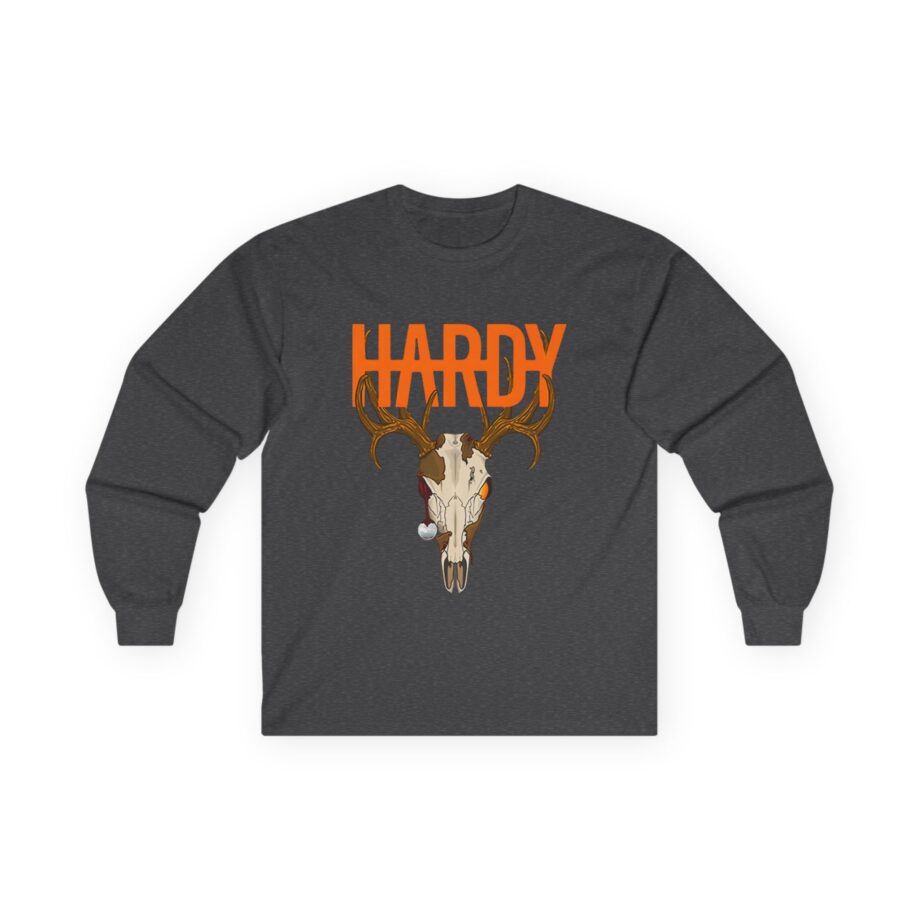 Hardy Deer Skull Unisex Ultra Cotton Long Sleeve Tee