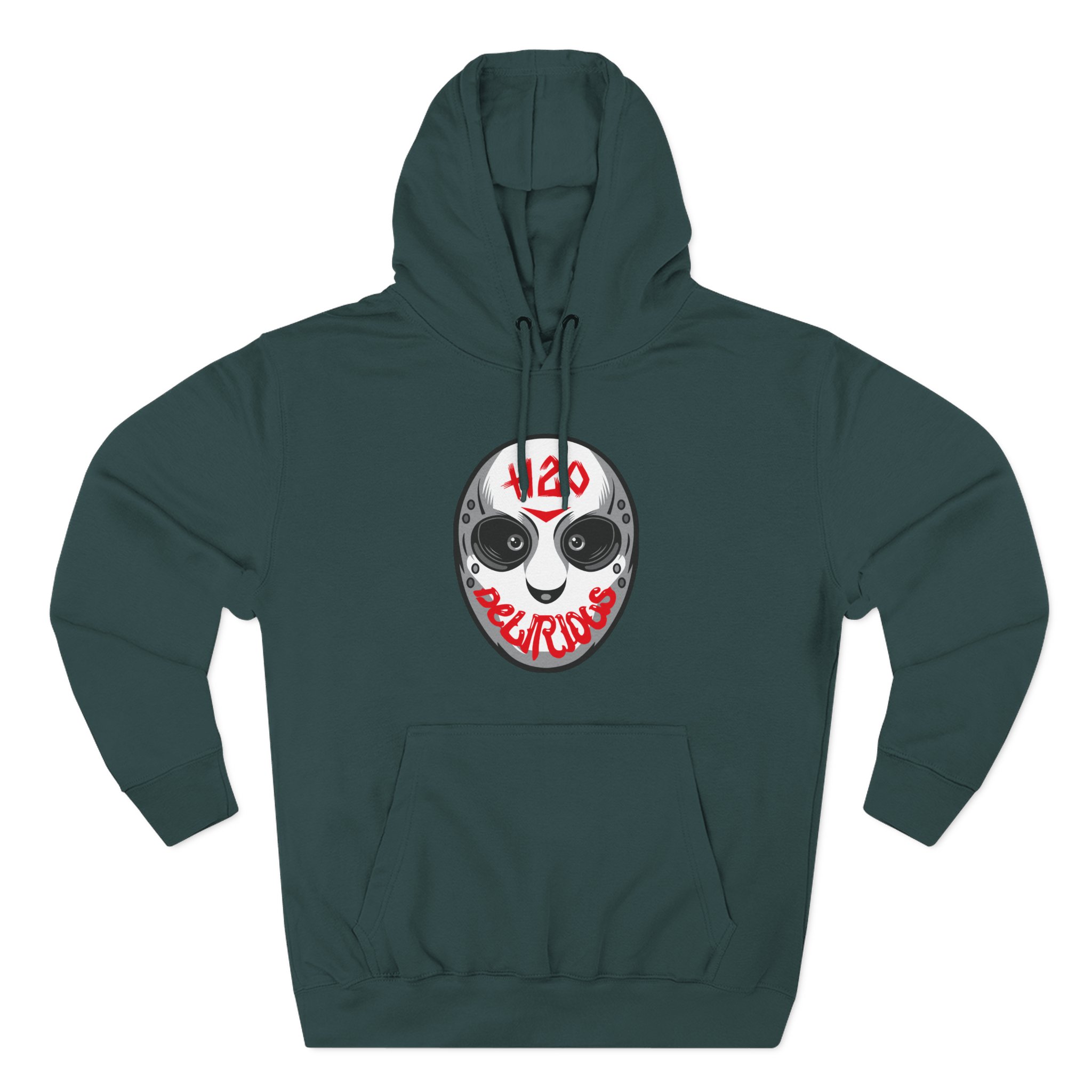 H2odelirious Face Mask Logo Three-Panel Fleece Hoodie