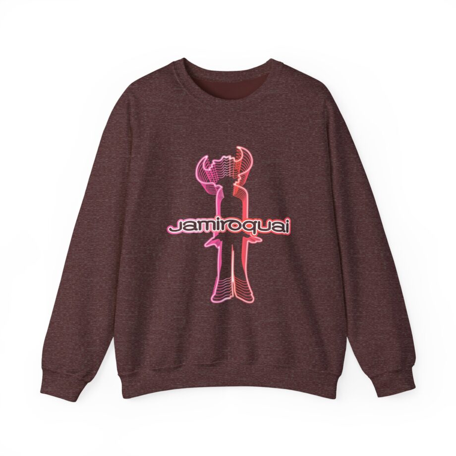J Buffalo Man Neon Unisex Heavy Blend™ Crewneck Sweatshirt