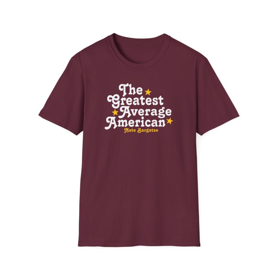 The Greatest Average American Nate Bargatze Unisex Softstyle T-Shirt