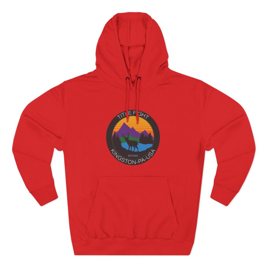 Title Fight "Deer" Three-Panel Fleece Hoodie