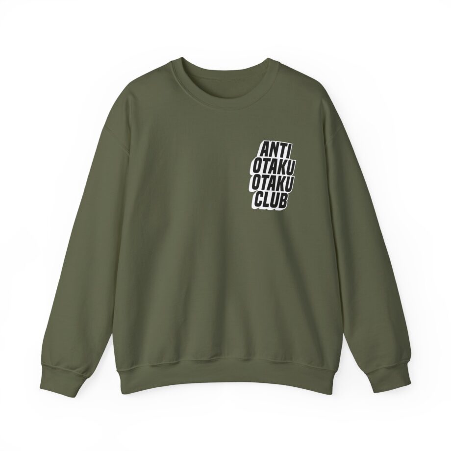 Rubius Anti Otaku Otaku Club Unisex Heavy Blend™ Crewneck Sweatshirt