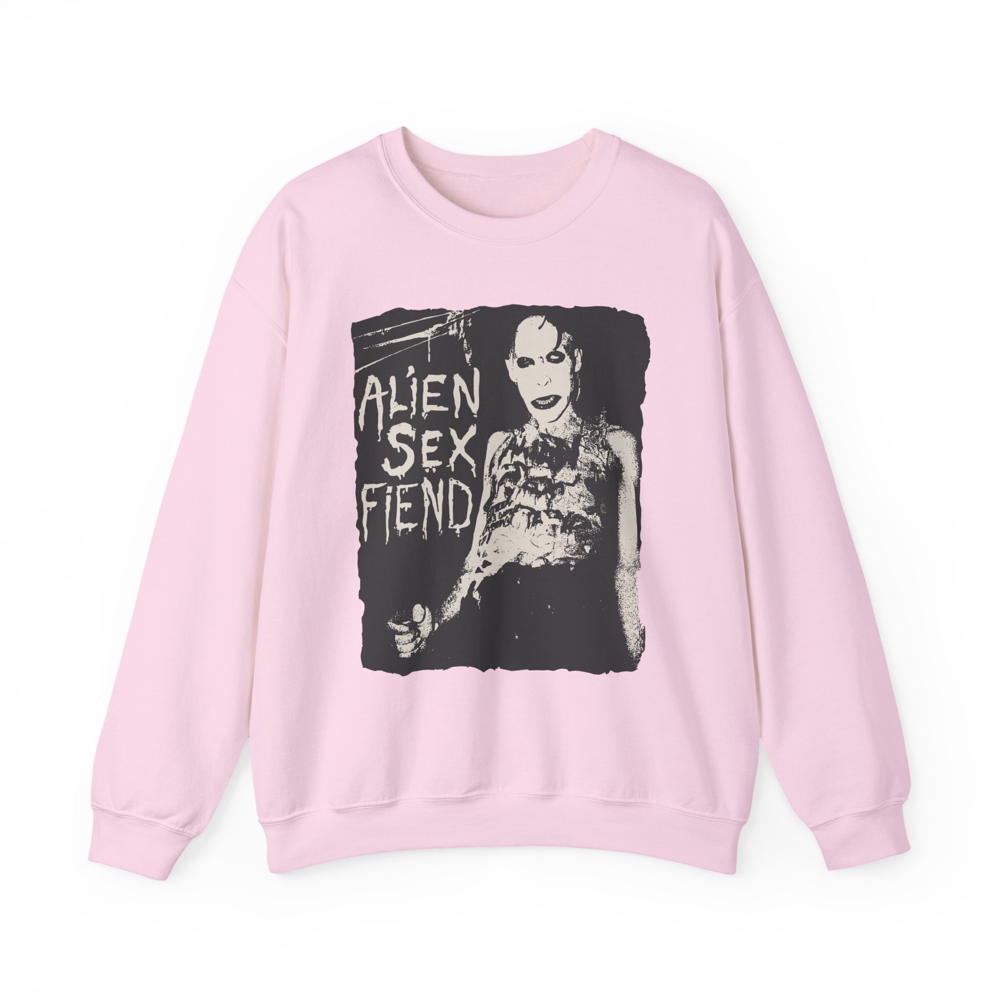 Alien Sex Fiend Nik Fiend Unisex Heavy Blendâ„¢ Crewneck Sweatshirt