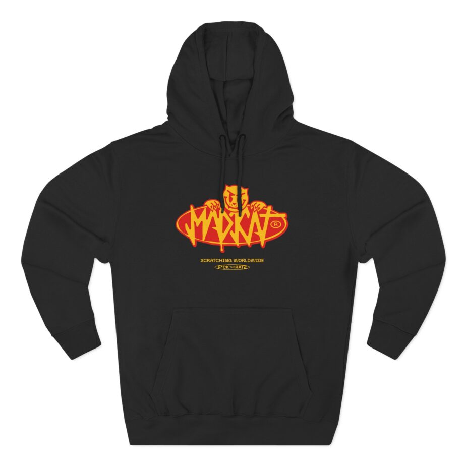 Rubius Fck the Ratz Three-Panel Fleece Hoodie