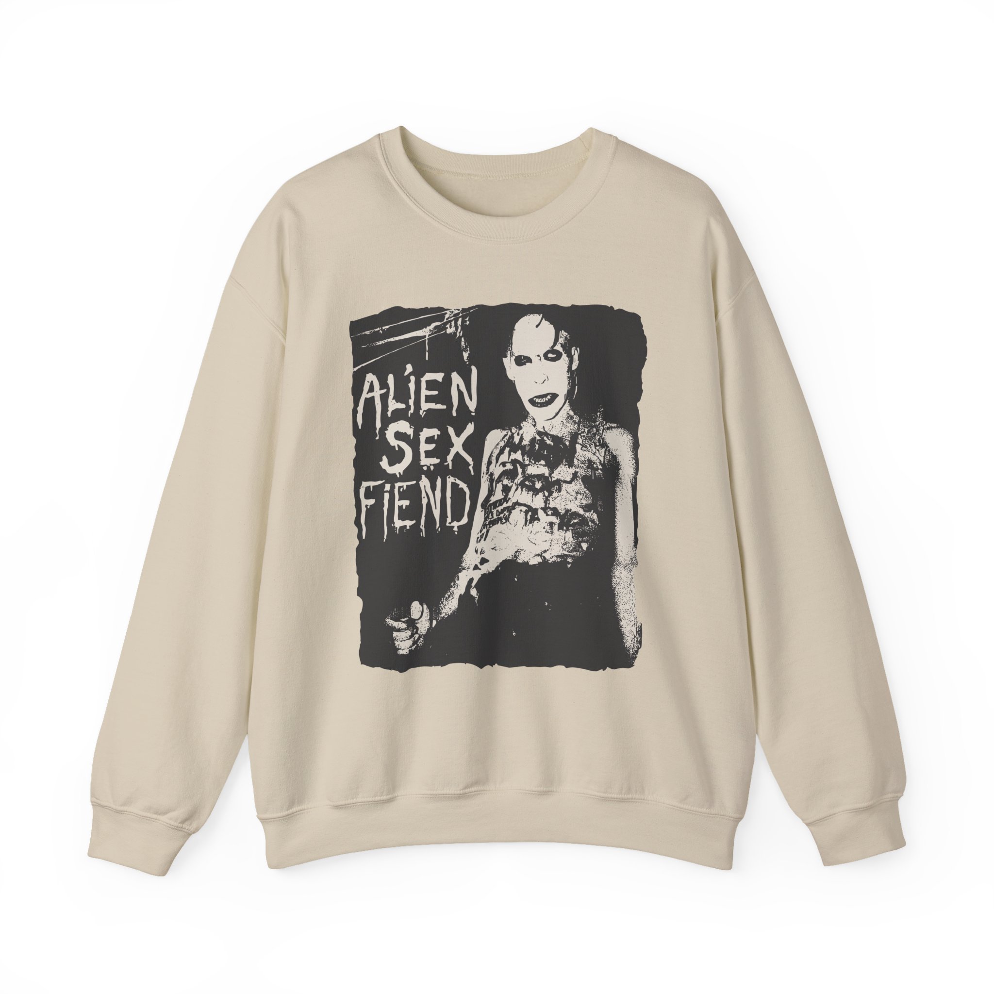 Alien Sex Fiend Nik Fiend Unisex Heavy Blendâ„¢ Crewneck Sweatshirt