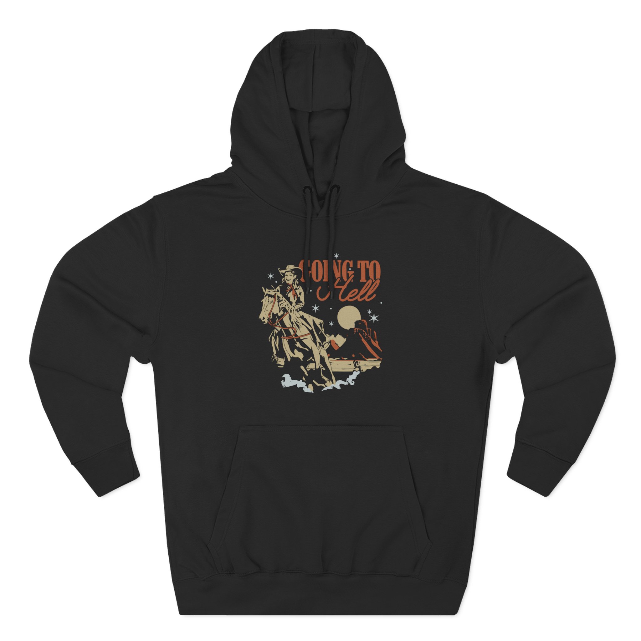 Kallmekris Going to Hell Three-Panel Fleece Hoodie
