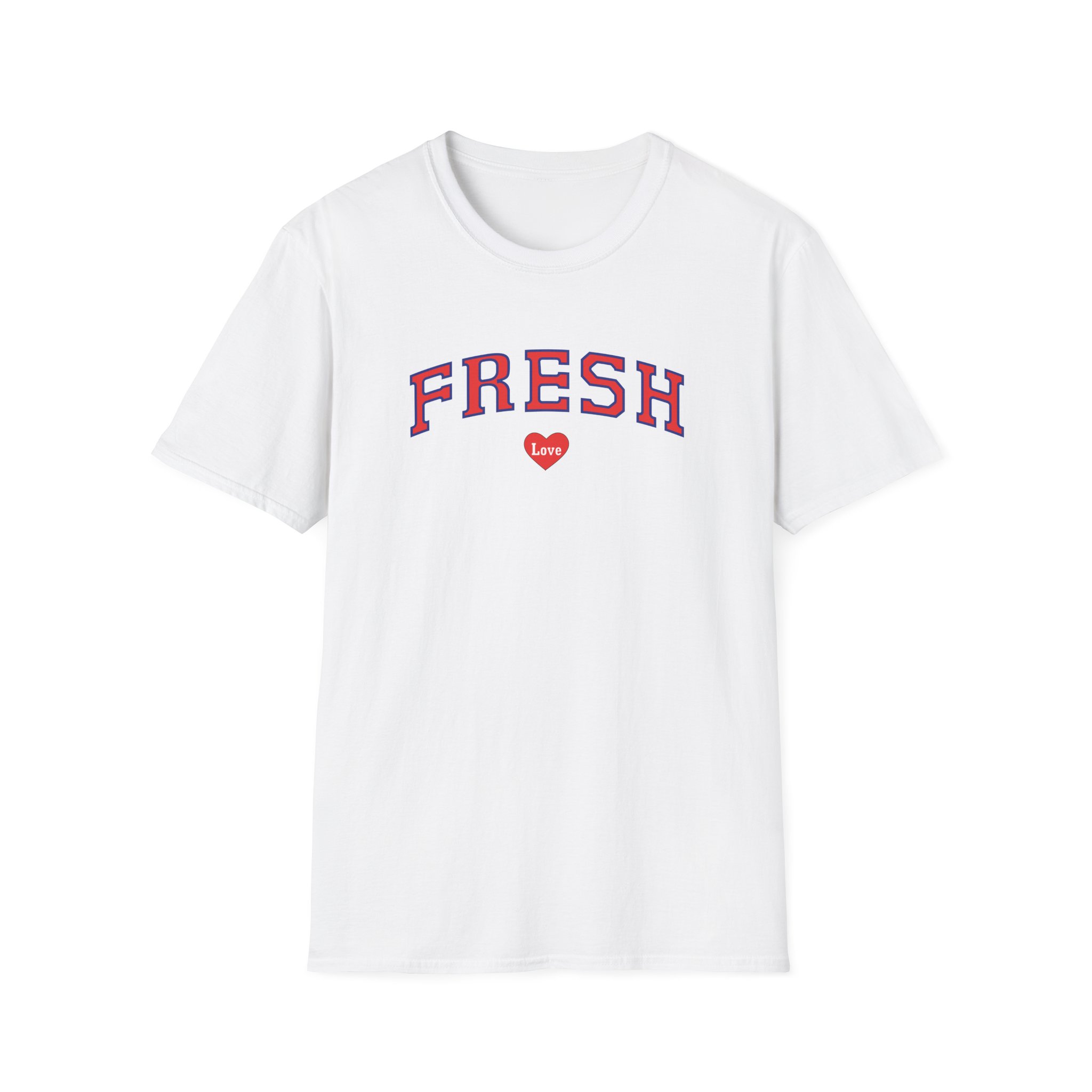 Fresh Love Heart Unisex Softstyle T-Shirt