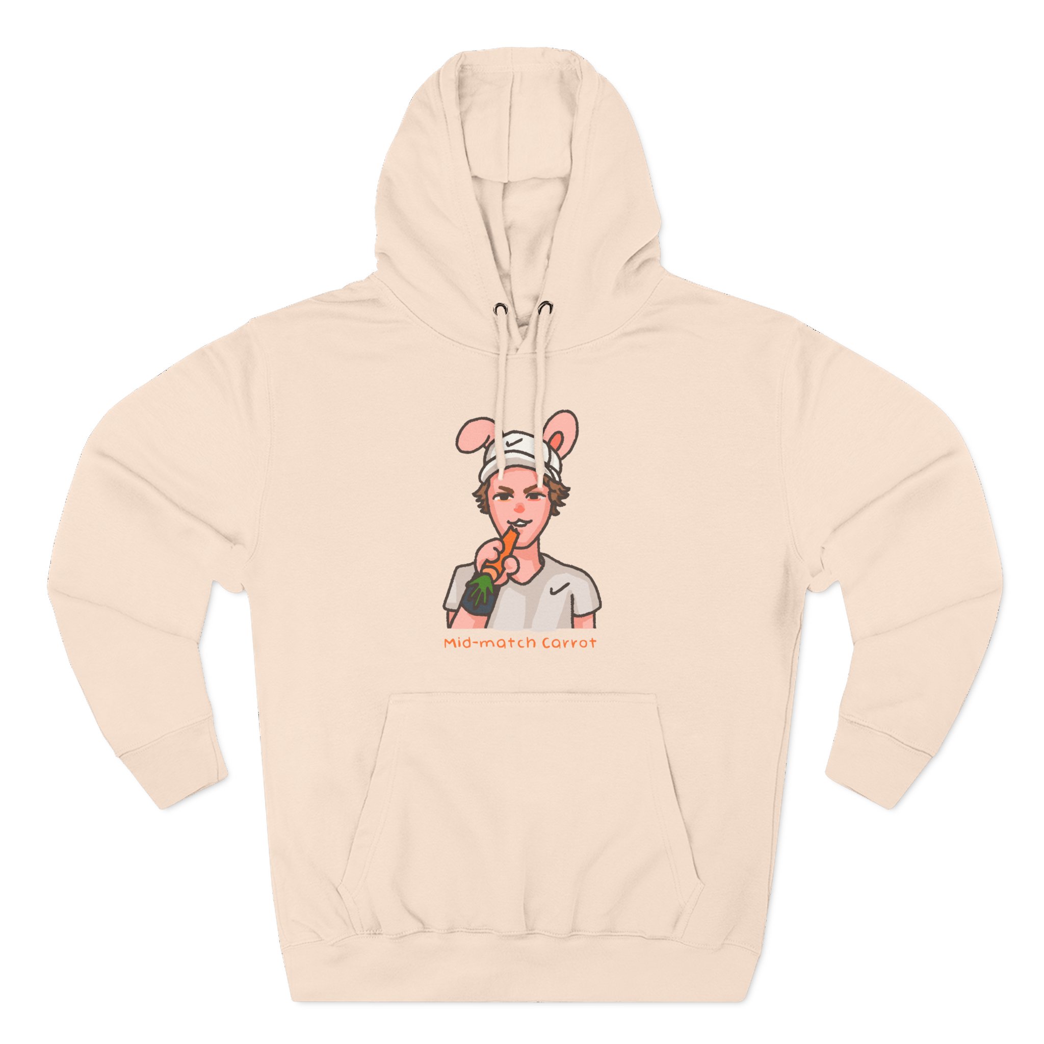 Jannik Sinner Three-Panel Fleece Hoodie