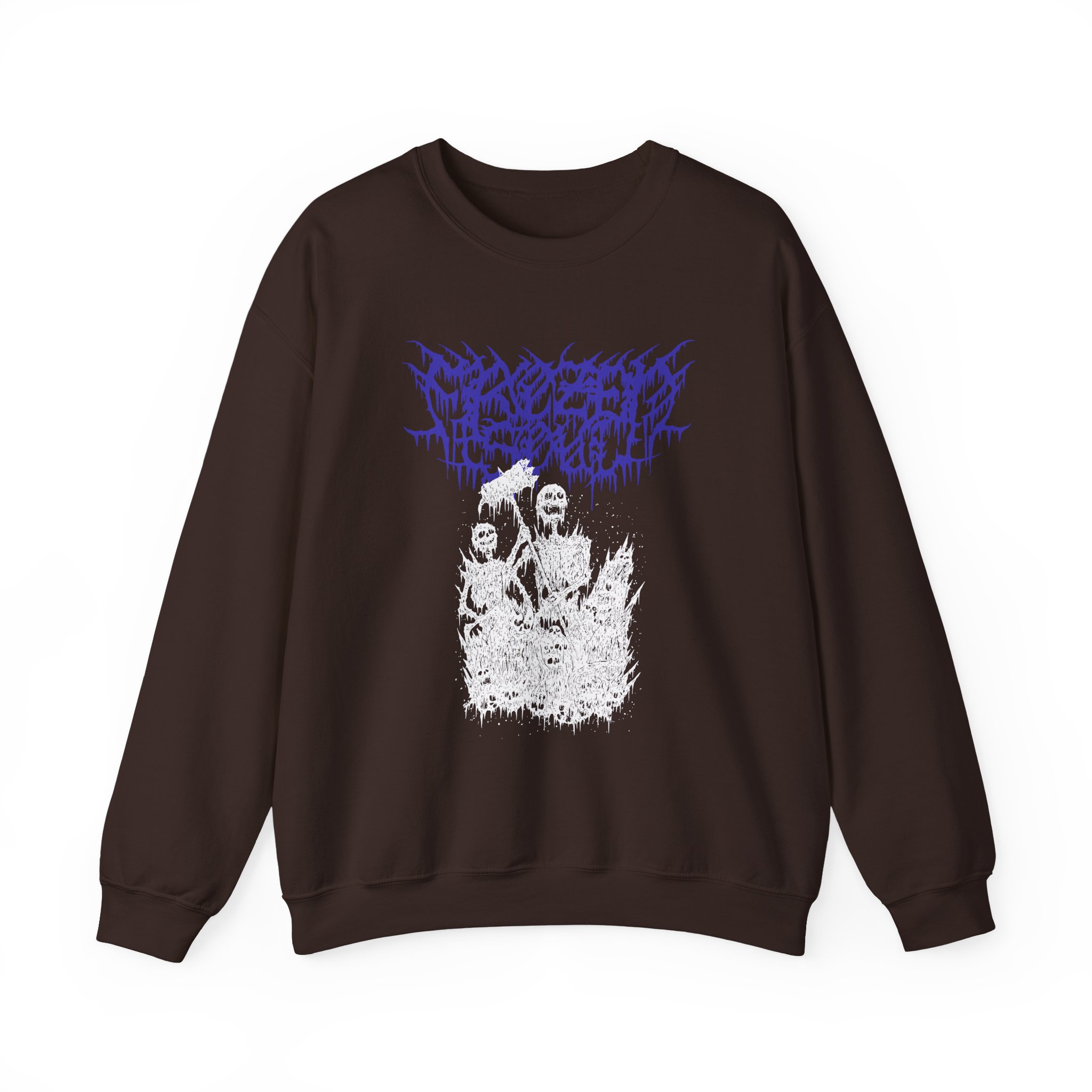 Frozen Soul Skeleton Unisex Heavy Blendâ„¢ Crewneck Sweatshirt