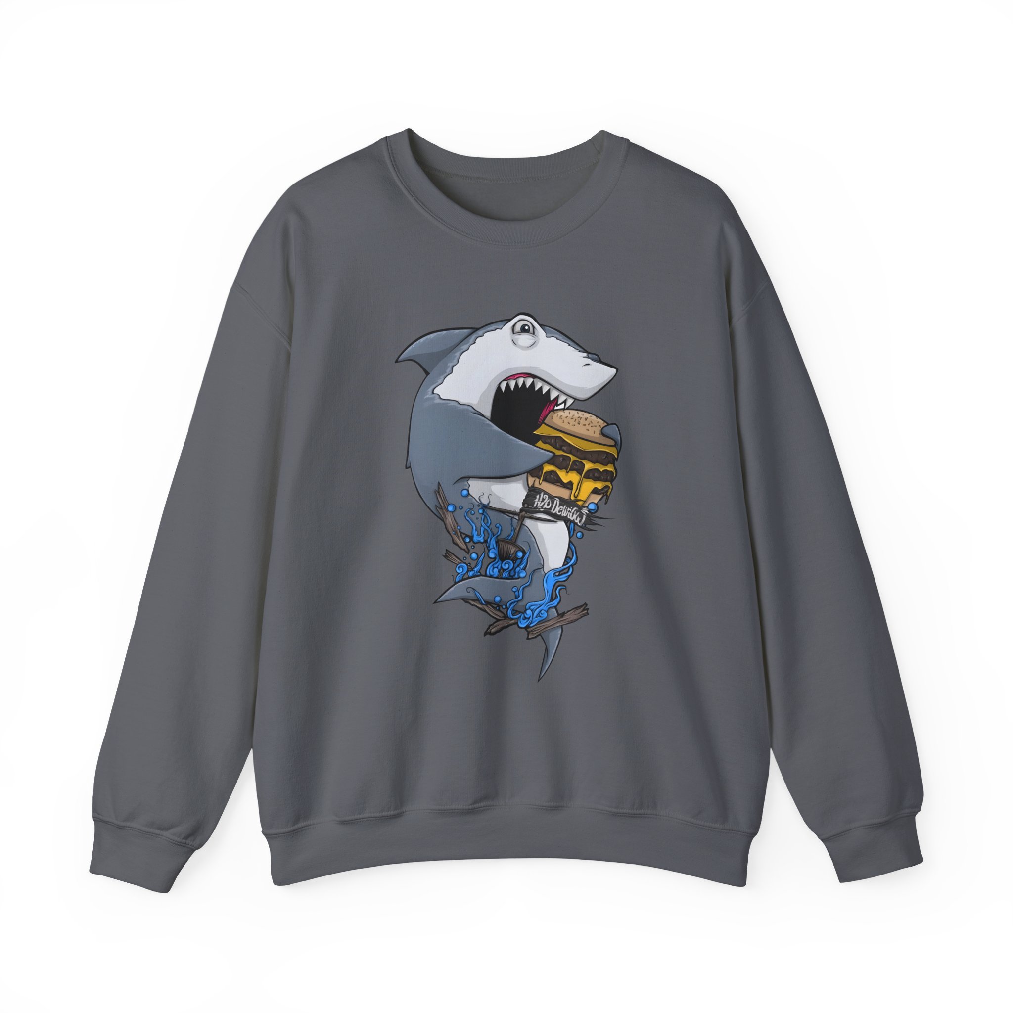 H2odelirious Hungry Shark Unisex Heavy Blendâ„¢ Crewneck Sweatshirt